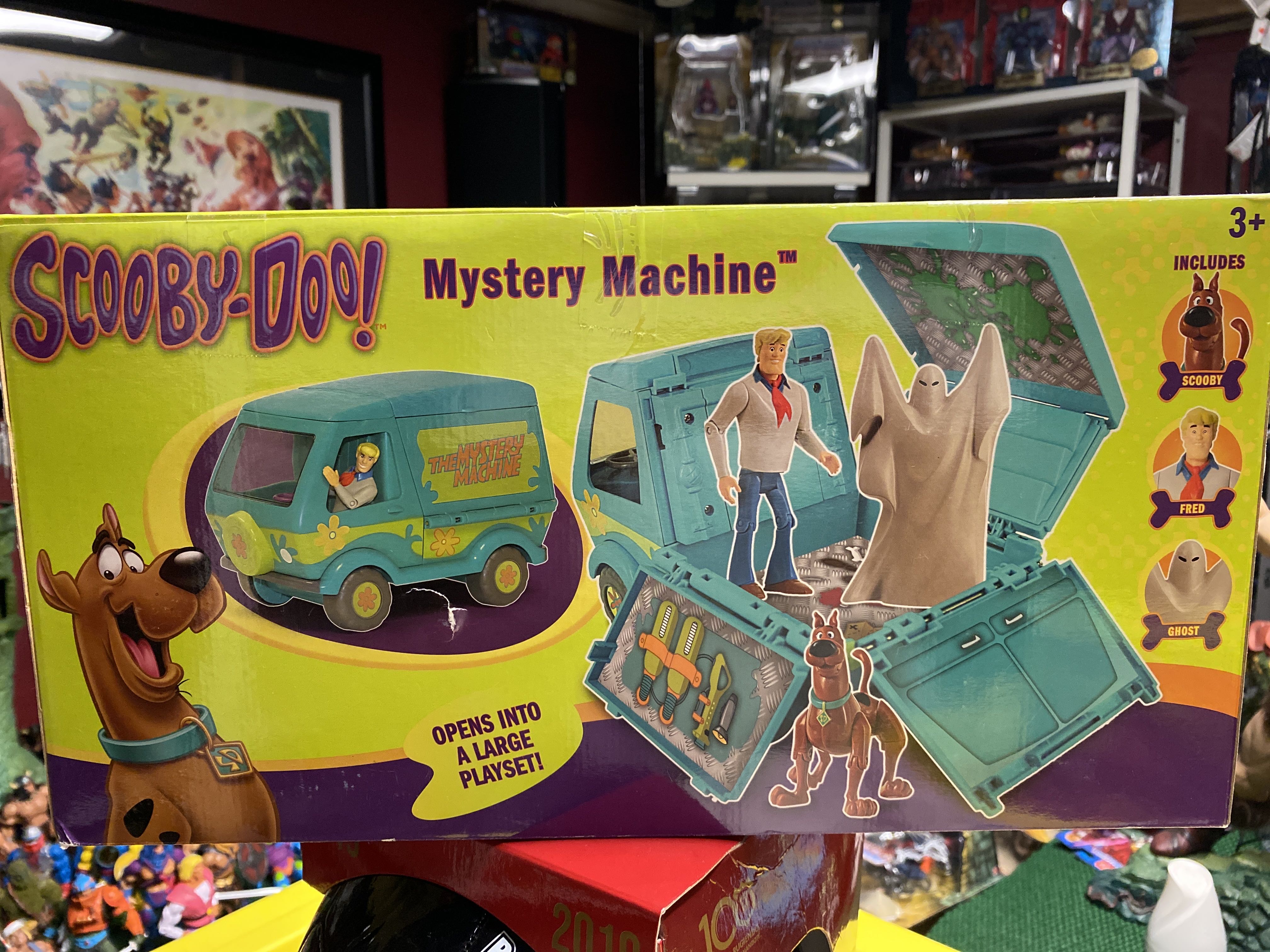 Scooby-Doo 3 Action Figure Fred Scooby Ghost Mystery Machine - Hanna-barbera (Scooby Doo) action figure collectible [Barcode 5029736066376] - Main Image 2