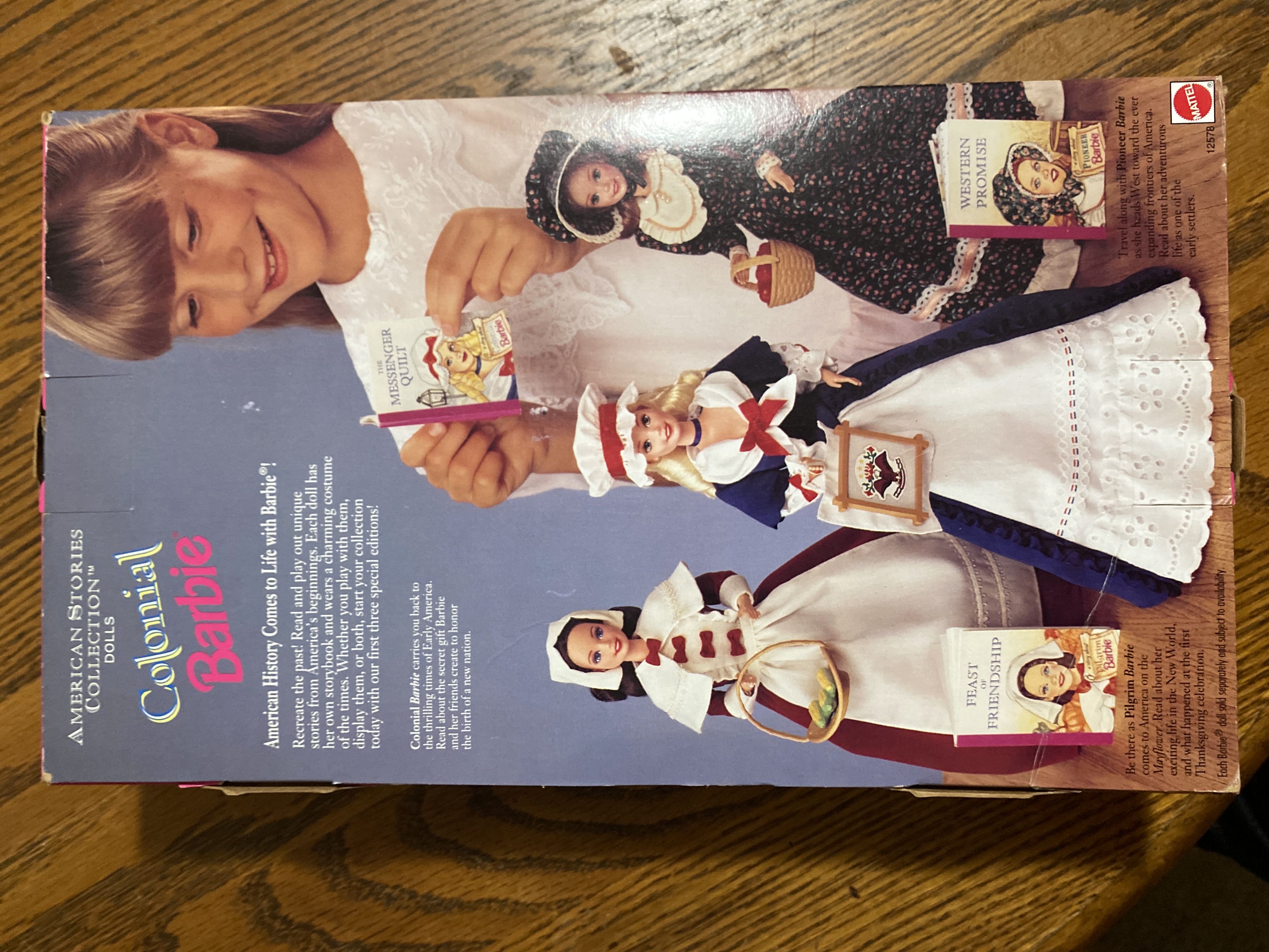 Barbie: American Stories - Mattel (Colonial Barbie) action figure collectible [Barcode 074299125782] - Main Image 2