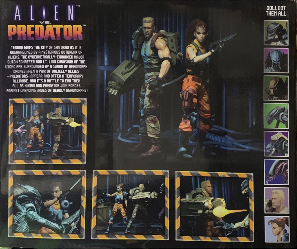 Neca Aliens Vs Predator Dutch and Linn - Neca (Aliens VS Predator) action figure collectible [Barcode 634482516904] - Main Image 4
