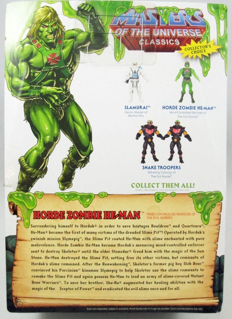 MOTU Zombie He-Man Marry - Mattel (Masters Of The Universe) action figure collectible [Barcode 887961851687] - Main Image 2