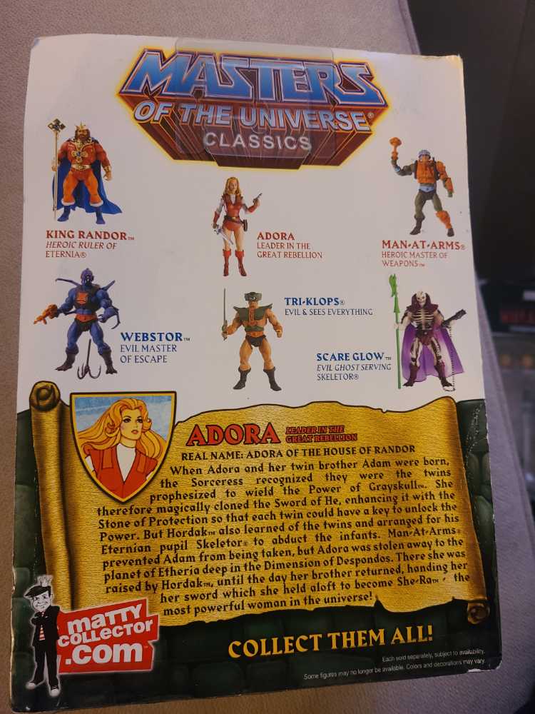 Mattel Masters Of The Universe Classics Adora - Mattel (Masters Of The Universe Classics) action figure collectible [Barcode 027084738261] - Main Image 3