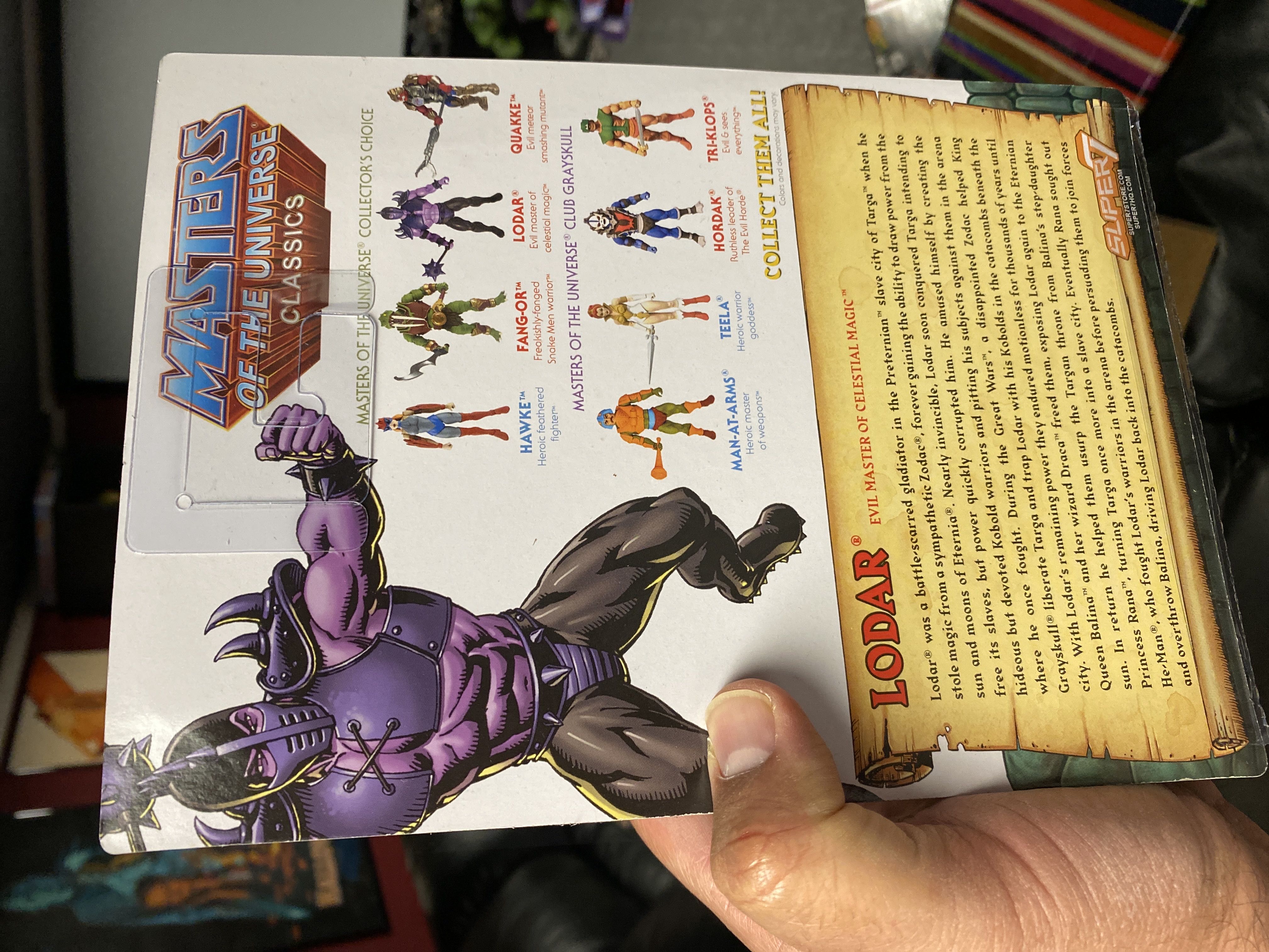 Masters Of The Universe (Classics): Lodar - Super 7 (Masters Of The Universe Classics) action figure collectible [Barcode 086547346184] - Main Image 2