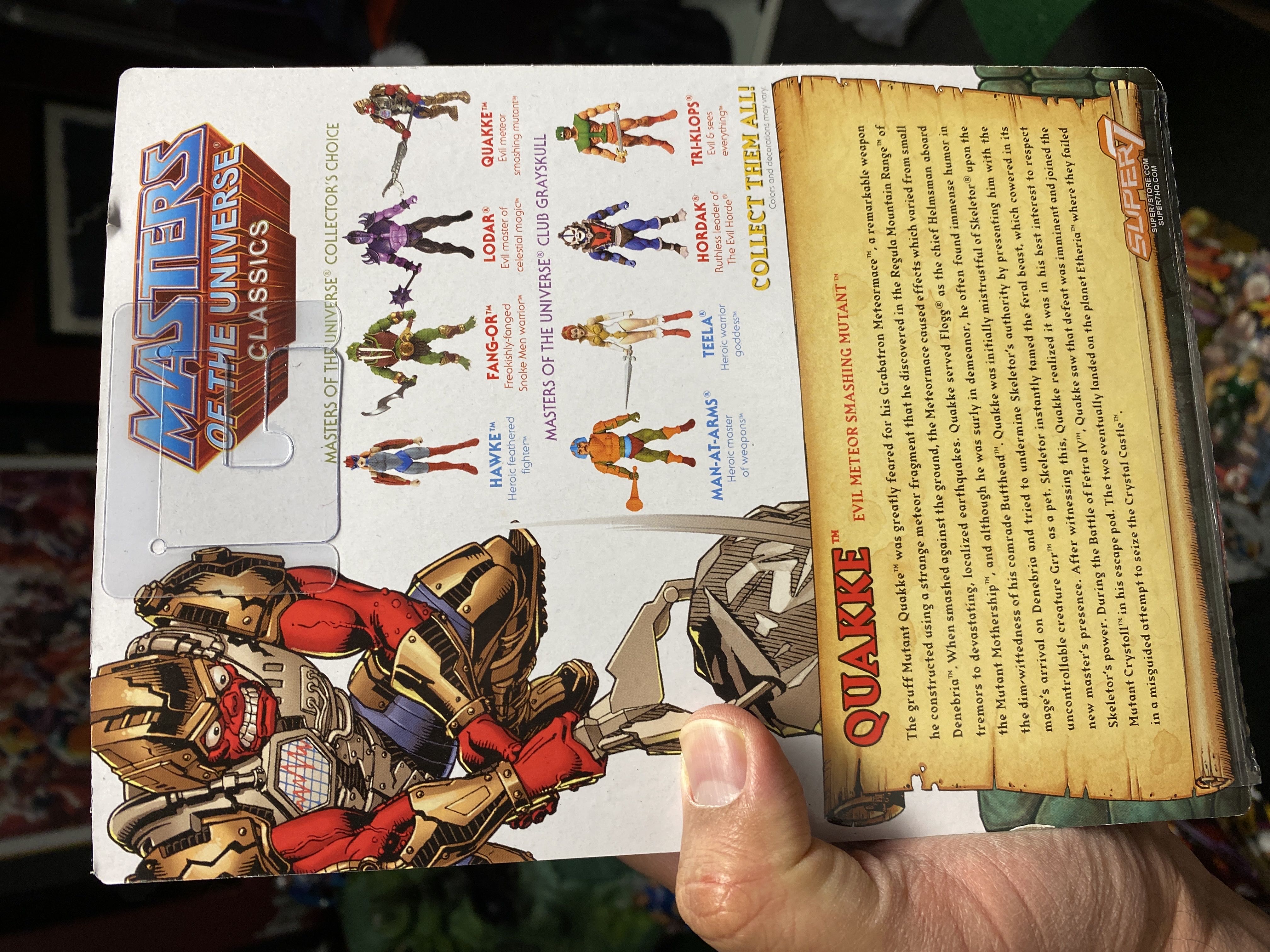 Masters Of The Universe (Classics): Quakke - Super 7 (Masters Of The Universe Classics) action figure collectible [Barcode 086547346153] - Main Image 2