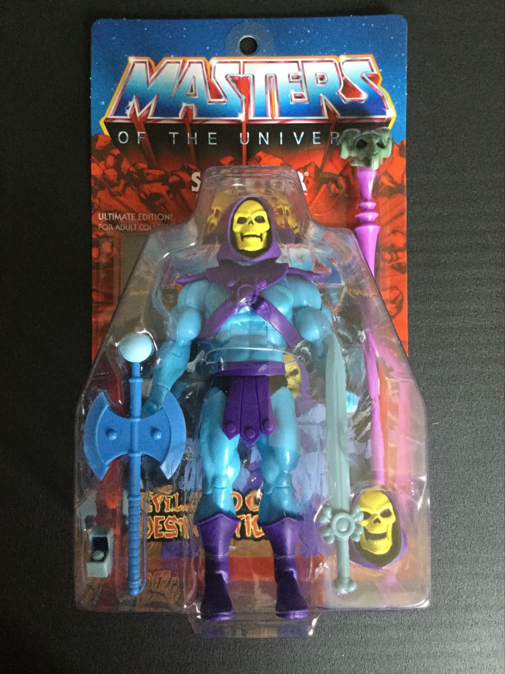 Skeletor (Ultimates Filmation) - Super7 (Masters Of The Universe Classics 2.0) action figure collectible [Barcode 811169035396] - Main Image 2