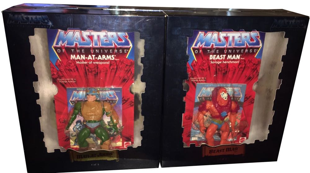 Prince Adam, Skeletor, He-man, Beast Man, Man At Arms - Mattel (Masters Of The Universe) action figure collectible [Barcode 074299509148] - Main Image 4