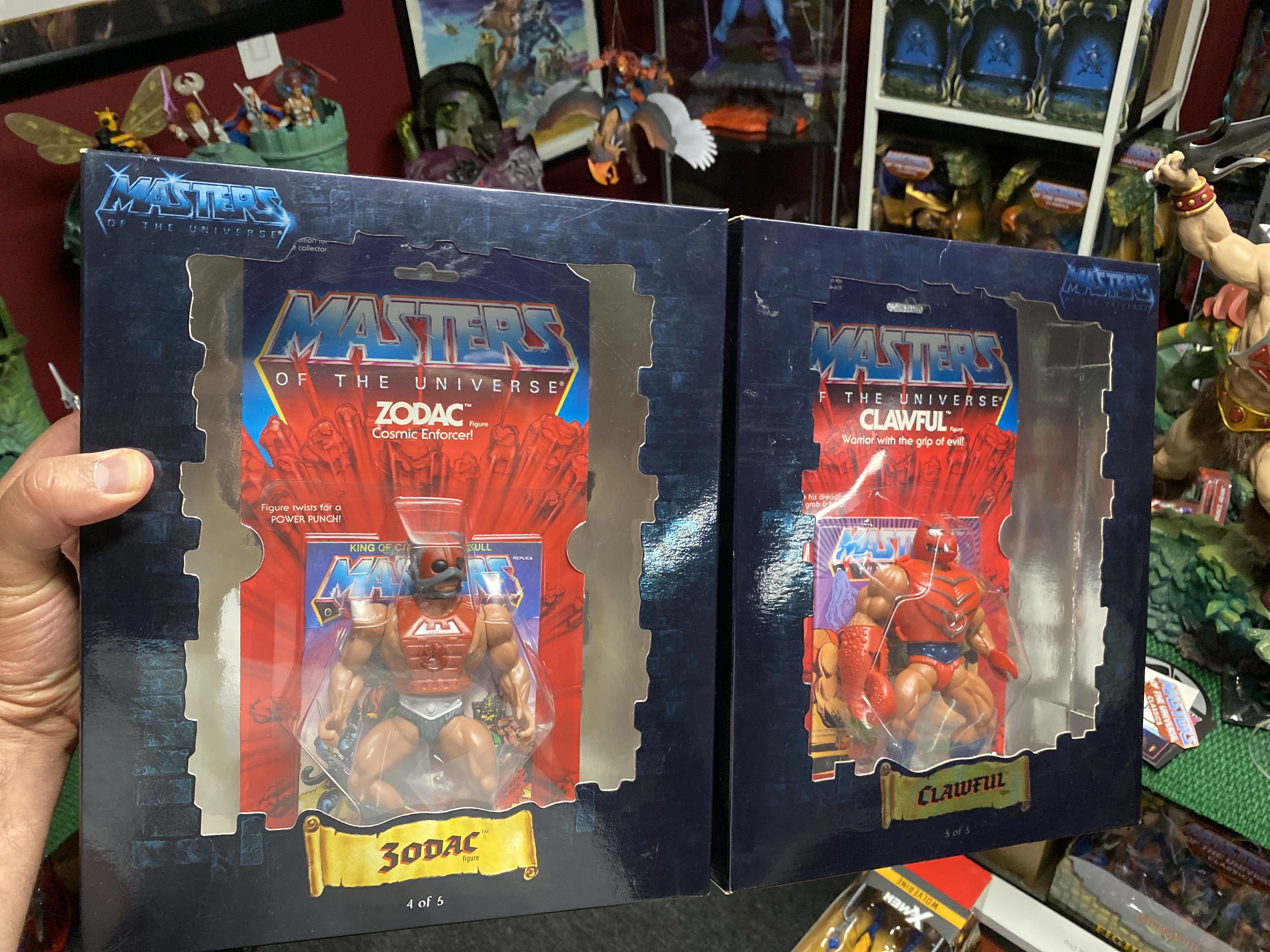 Zodac, Clawful, Battle Armor Skeletor, Battle Armor He-man, Moss Man - Mattel (Masters Of The Universe) action figure collectible [Barcode 074299553790] - Main Image 2