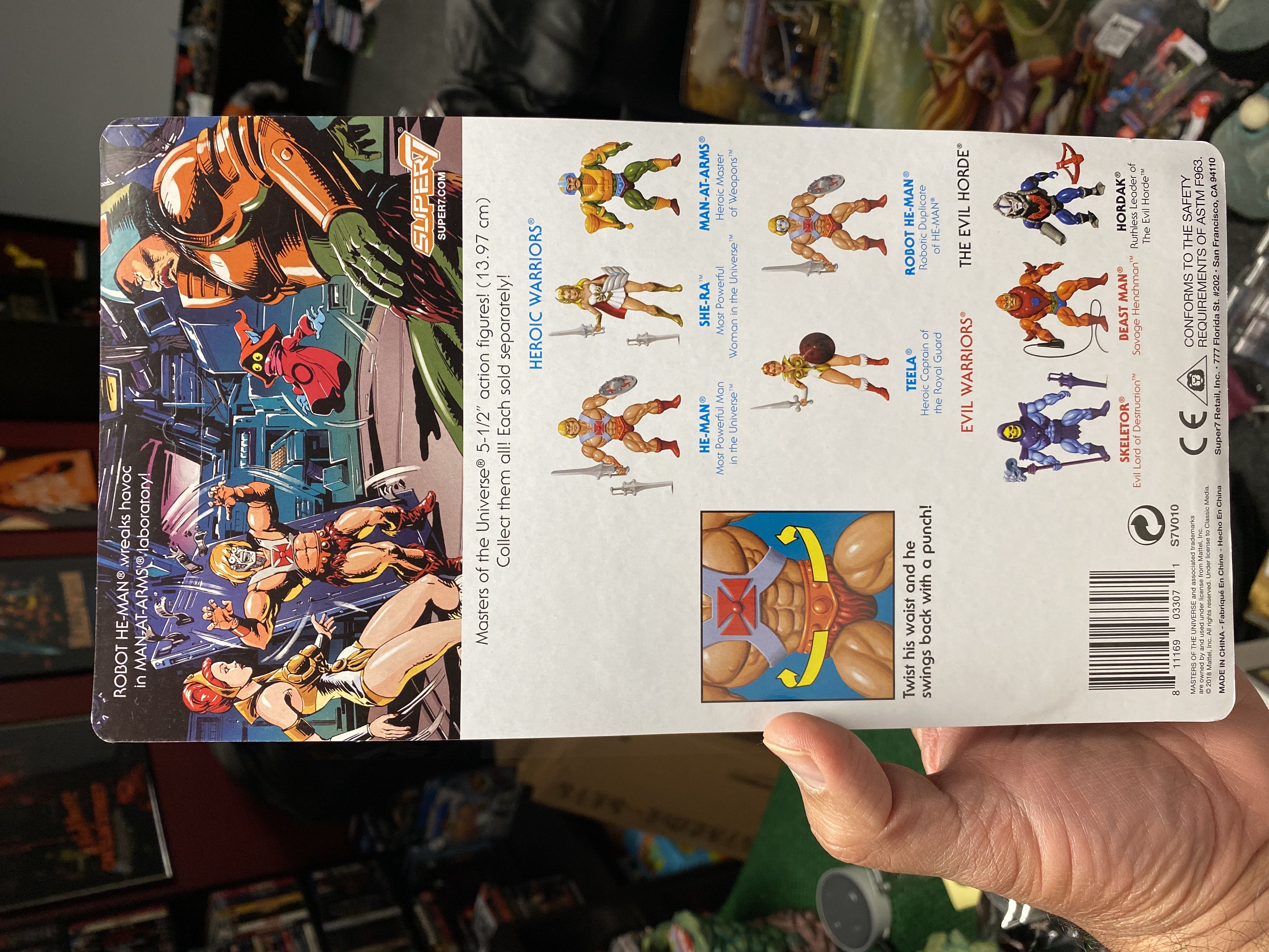 MOTU - SUPER 7 - He-Man (Robot) - Super7 (Masters Of The Universe) action figure collectible [Barcode 811169033071] - Main Image 2