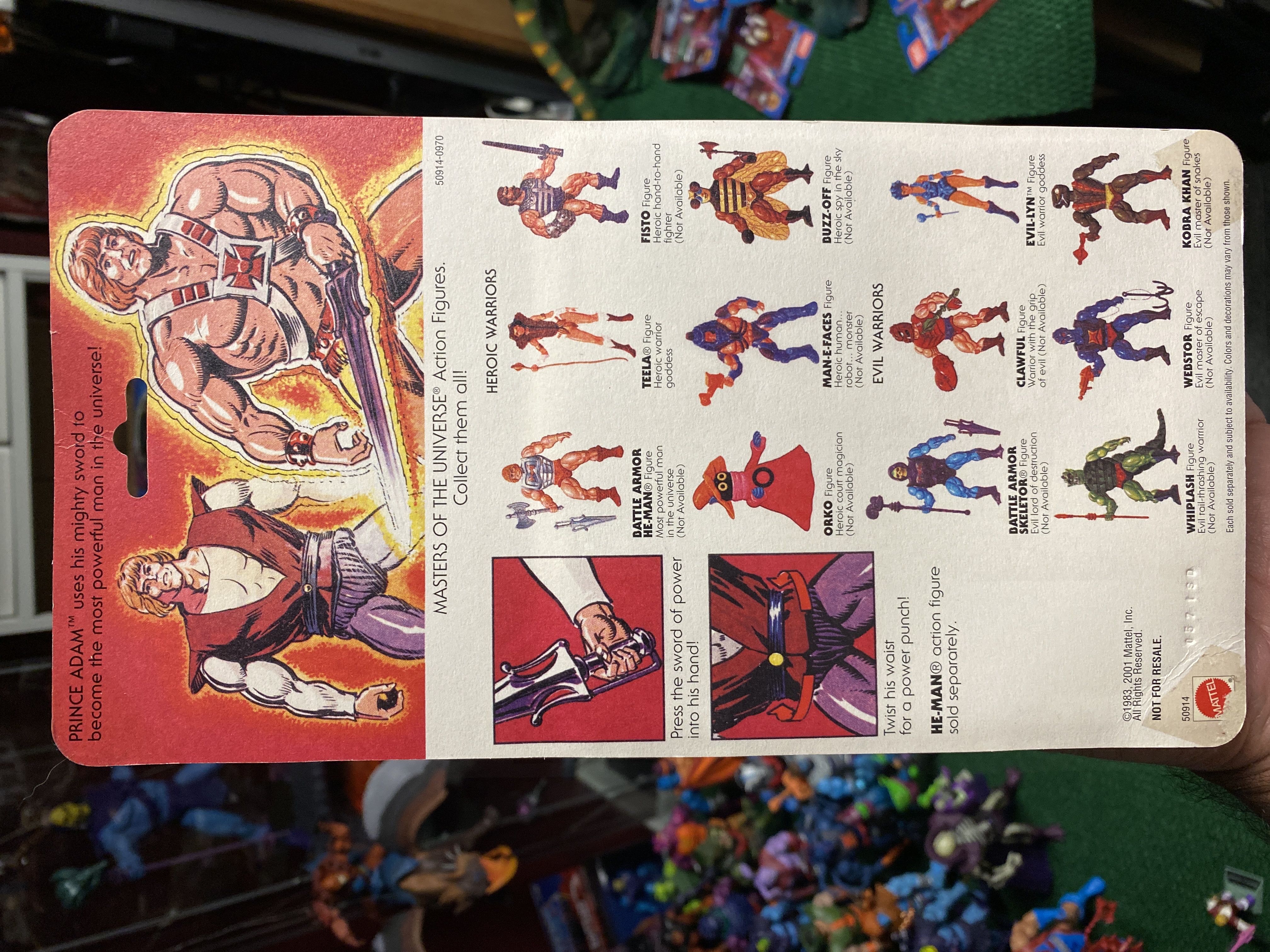 Mattel Masters Of The Universe MOTU Commemorative Prince Adam - Mattel (Masters Of The Universe) action figure collectible - Main Image 2