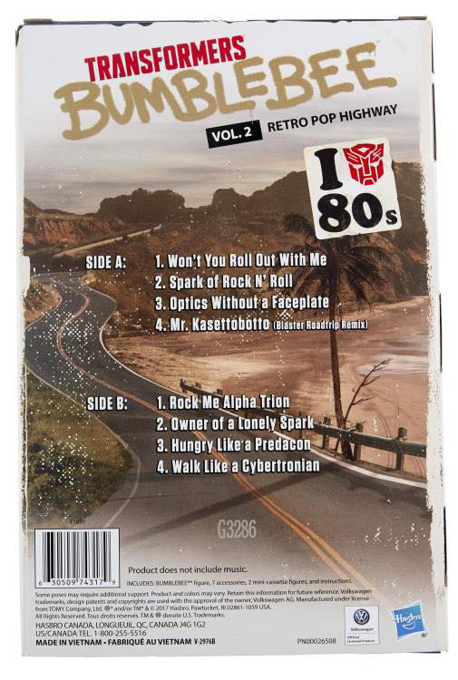 Bumblebee Vol. 2 Retro Pop Highway #20 - Hasbro (Transformers Deluxe Class) action figure collectible [Barcode 630509743179] - Main Image 4