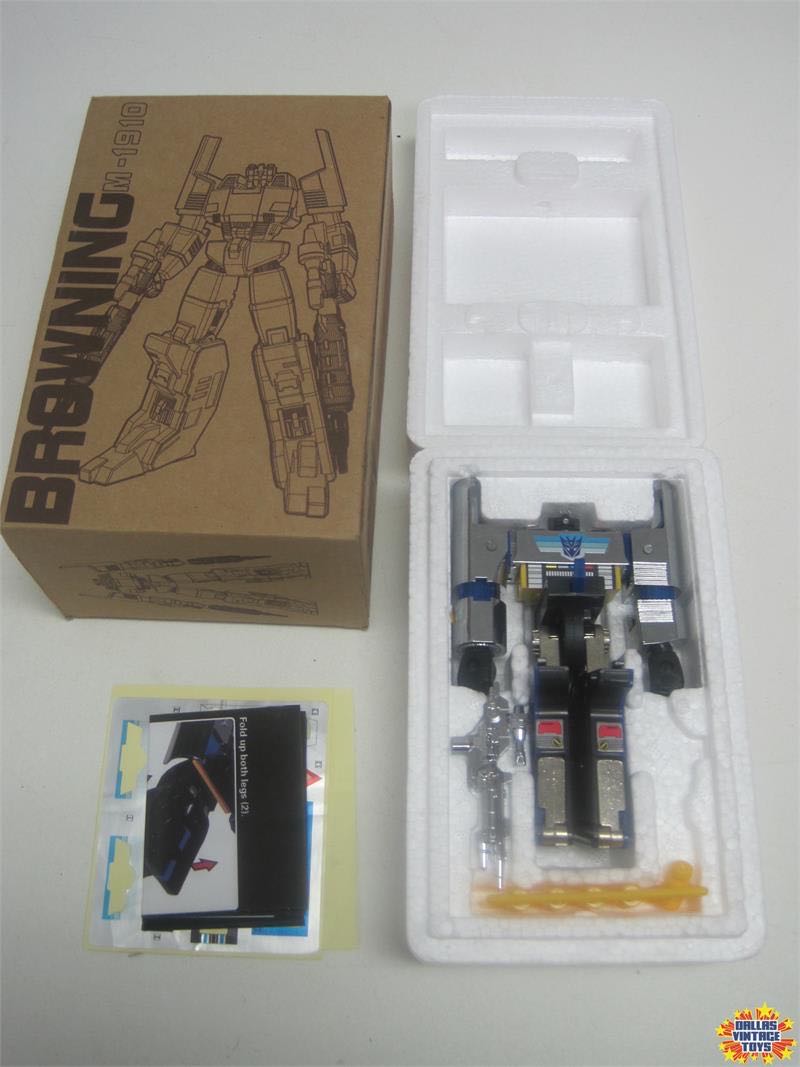 Transformers Diaclone Destron Browning M-1910  action figure collectible - Main Image 2