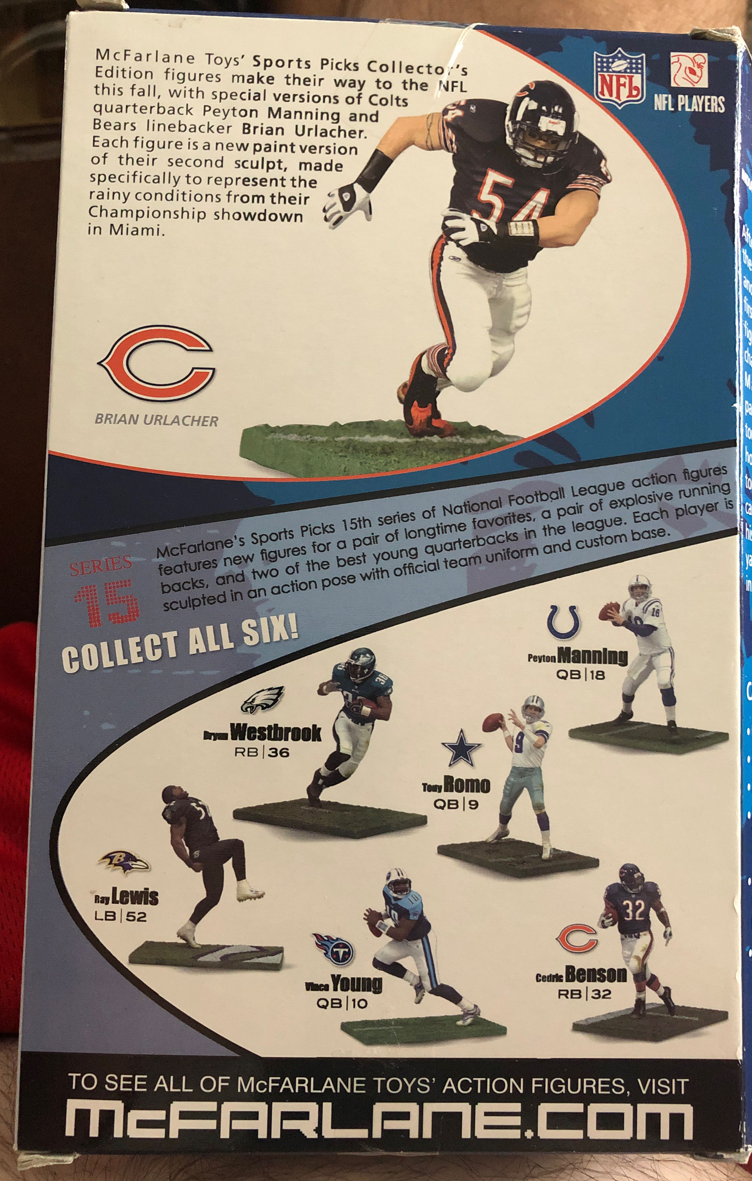 McFarlane Peyton Manning - McFarlane Toys™ (NFL Series 15) action figure collectible [Barcode 787926932362] - Main Image 2