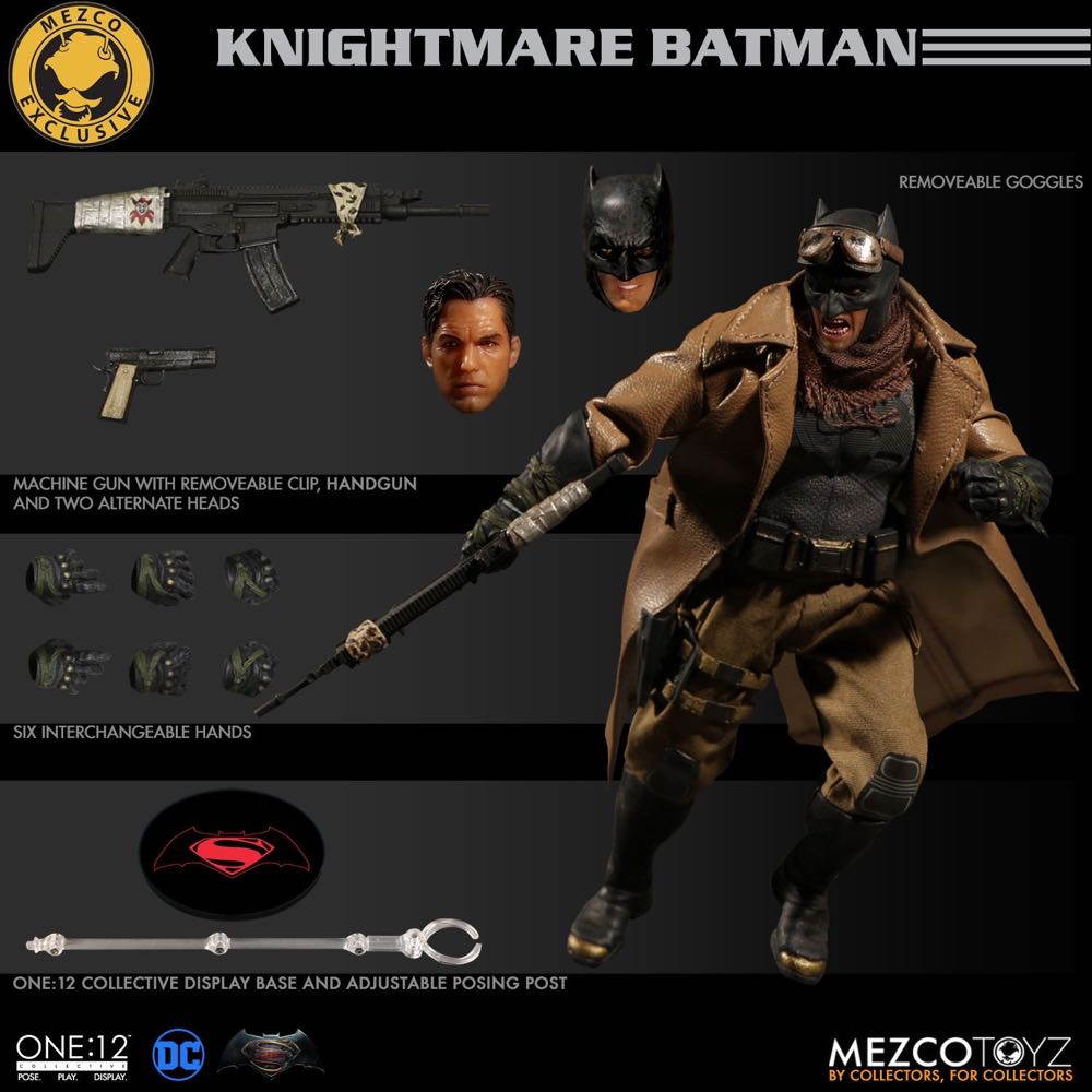 Knightmare Batman BvS - Mezco Toyz (DC Comics) action figure collectible [Barcode 696198763355] - Main Image 4