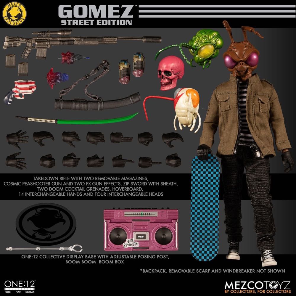 Gomez: Street - Mezco (Gomezverse) action figure collectible [Barcode 696198774115] - Main Image 4