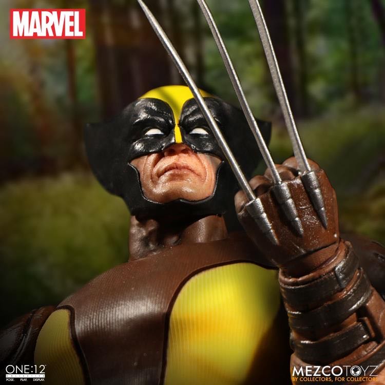One:12 Collective/ Wolverine (Brown Costume) - Mezco (1:12 Collective) action figure collectible [Barcode 696198765311] - Main Image 4