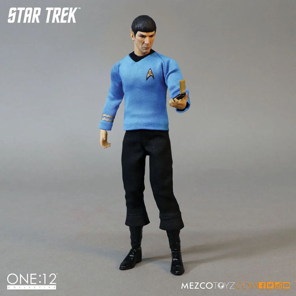 16 Spock Star Trek Mezco:One 12 - Mezco Toyz (Mezco One 12) action figure collectible [Barcode 696198761689] - Main Image 3