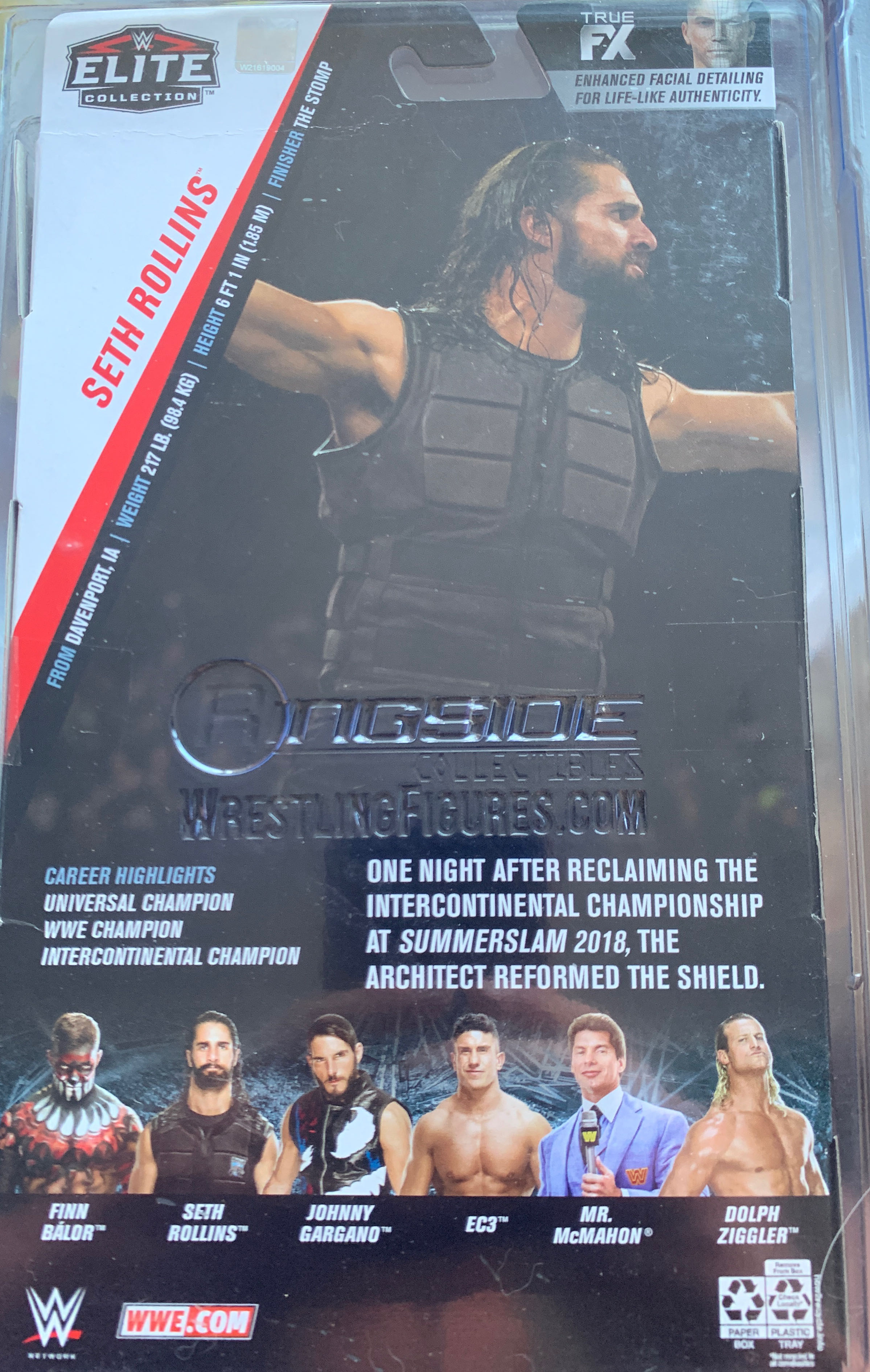 Seth Rollins ELITE 70 - Mattel Wwe action figure collectible [Barcode 887961730128] - Main Image 2