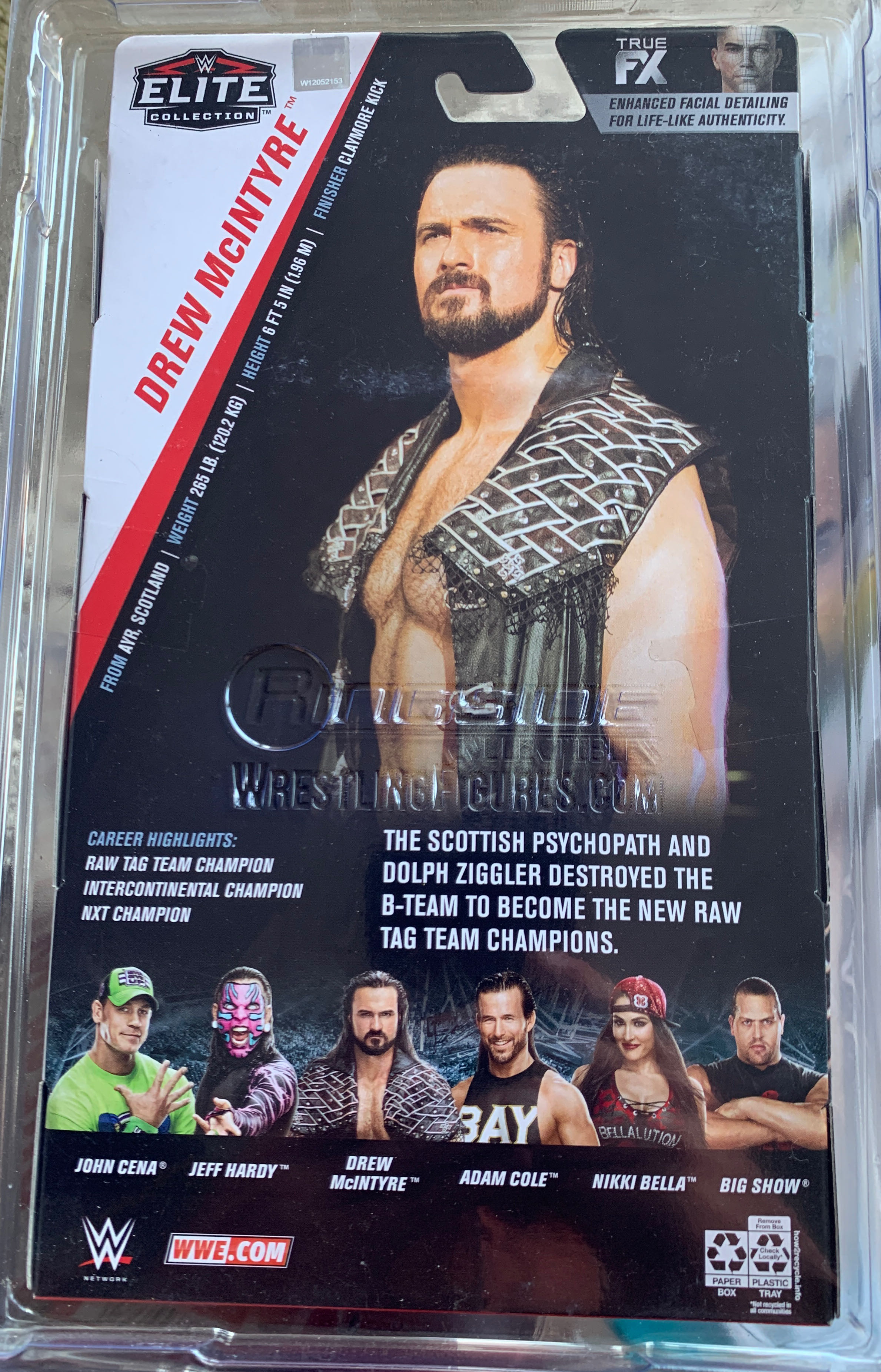 Drew McIntyre ELITE 71 - Mattel Wwe action figure collectible [Barcode 887961739466] - Main Image 2