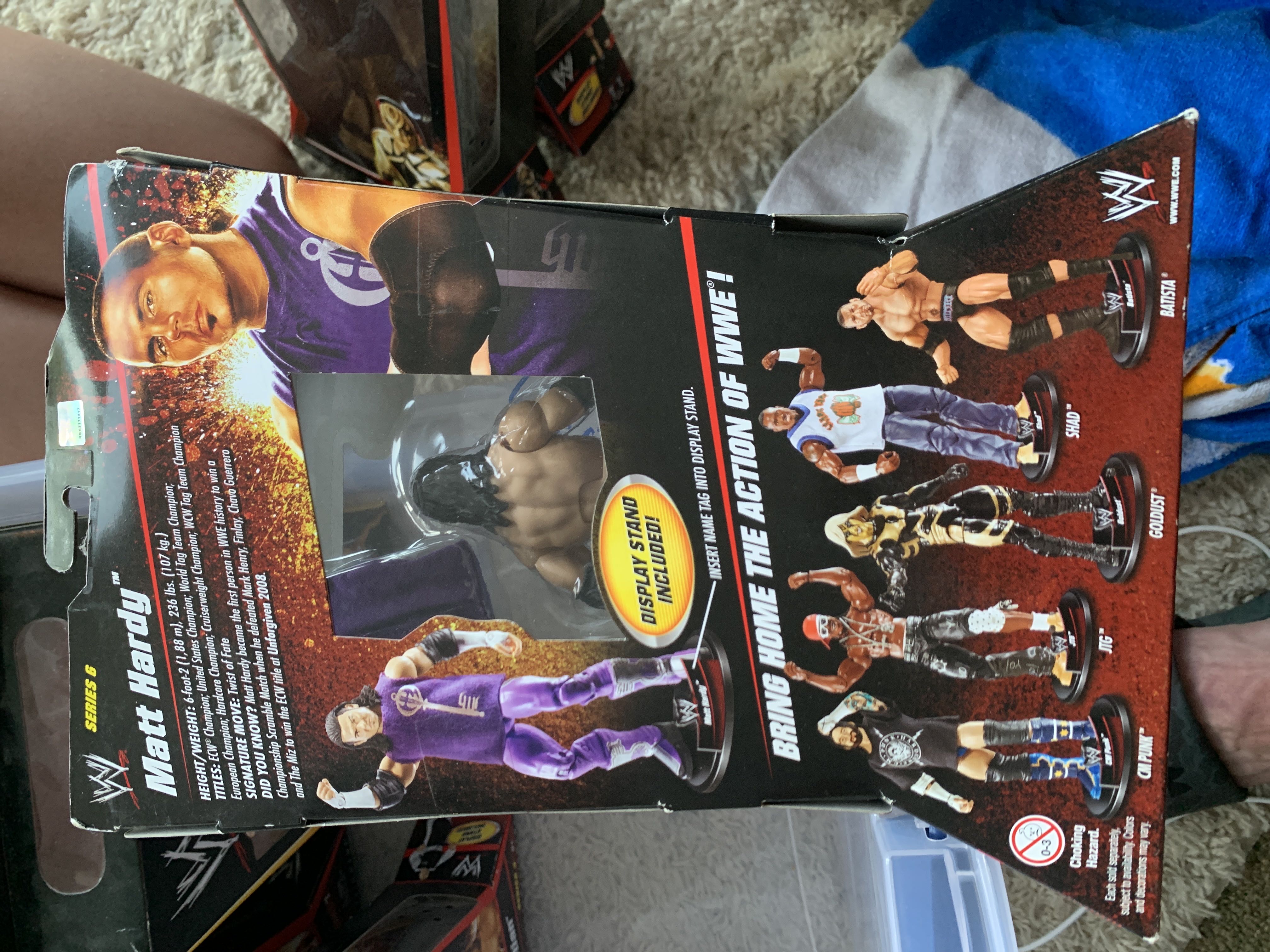 Matt Hardy Elite 6 - Mattel Wwe action figure collectible [Barcode 027084838619] - Main Image 2