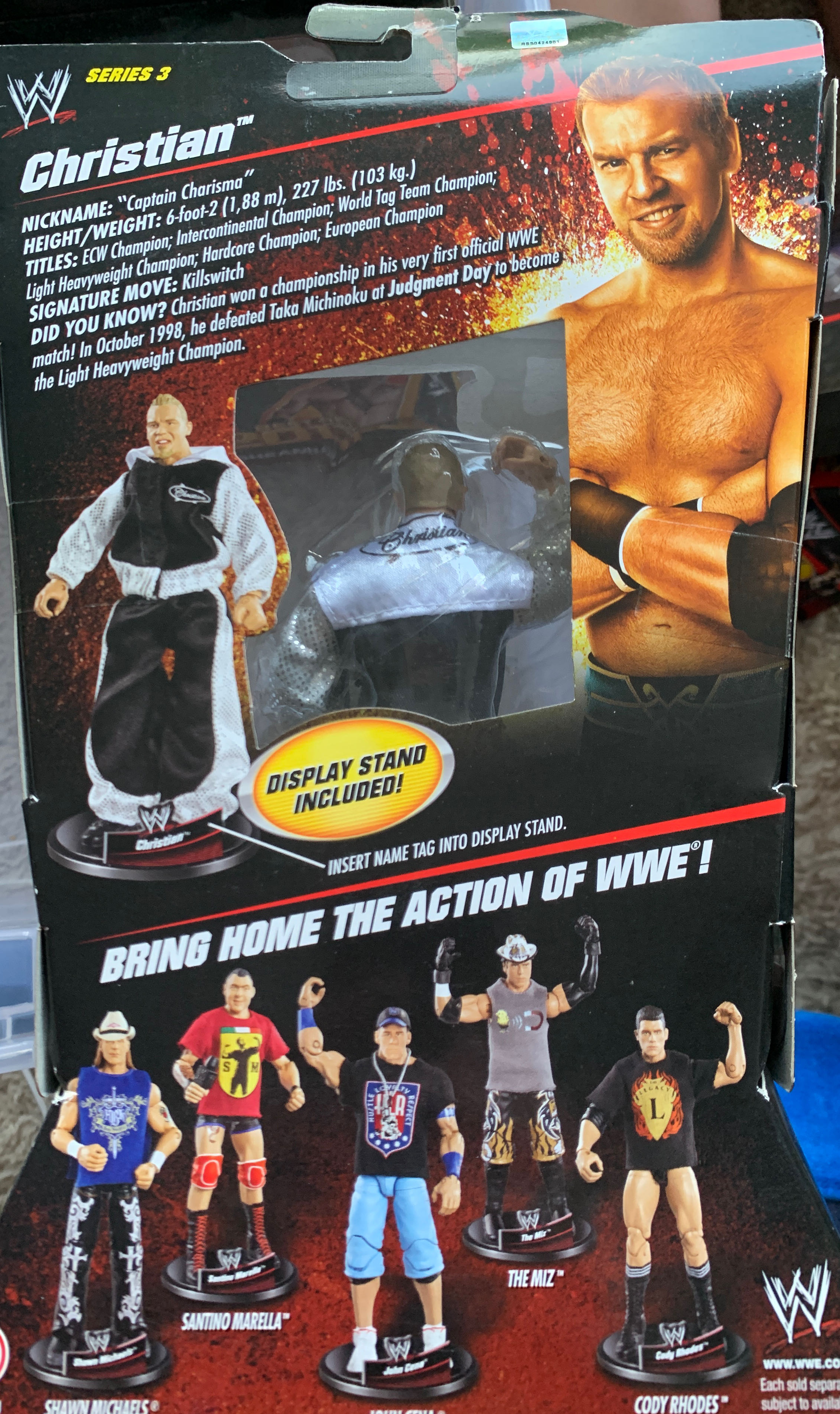 Christian (Elite) - Mattel Wwe (WWE Elite Collection) action figure collectible [Barcode 027084838473] - Main Image 2