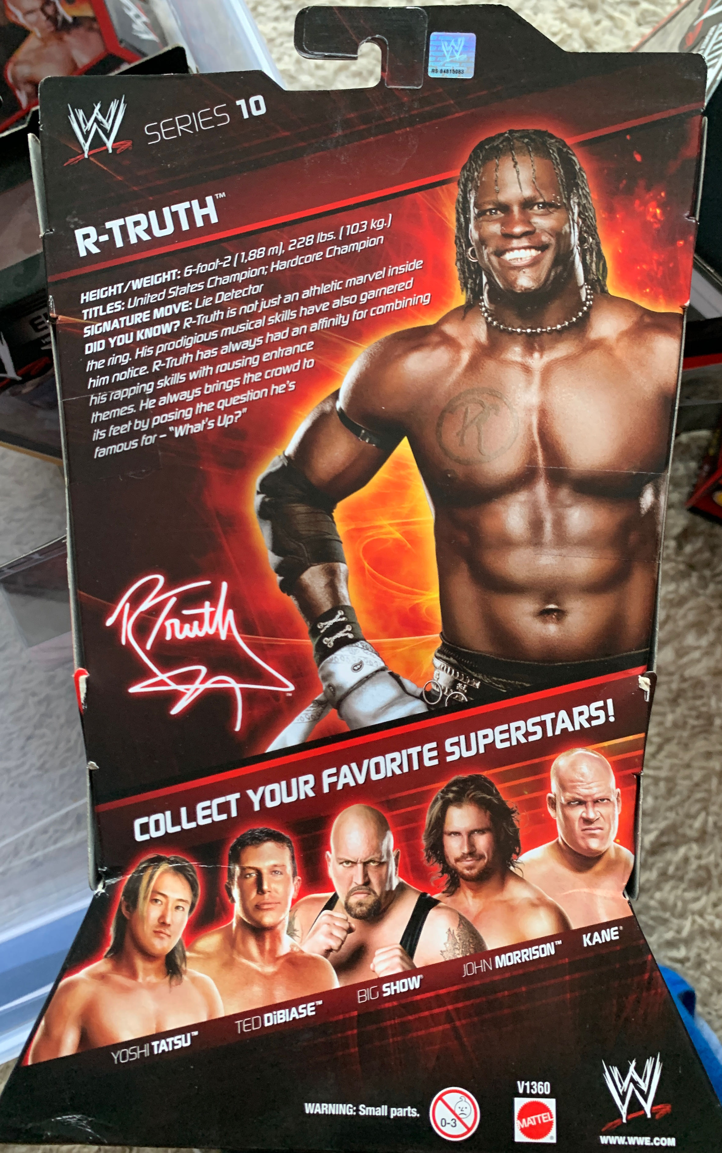 R-Truth Elite 10 - Mattel Wwe action figure collectible [Barcode 027084953206] - Main Image 2