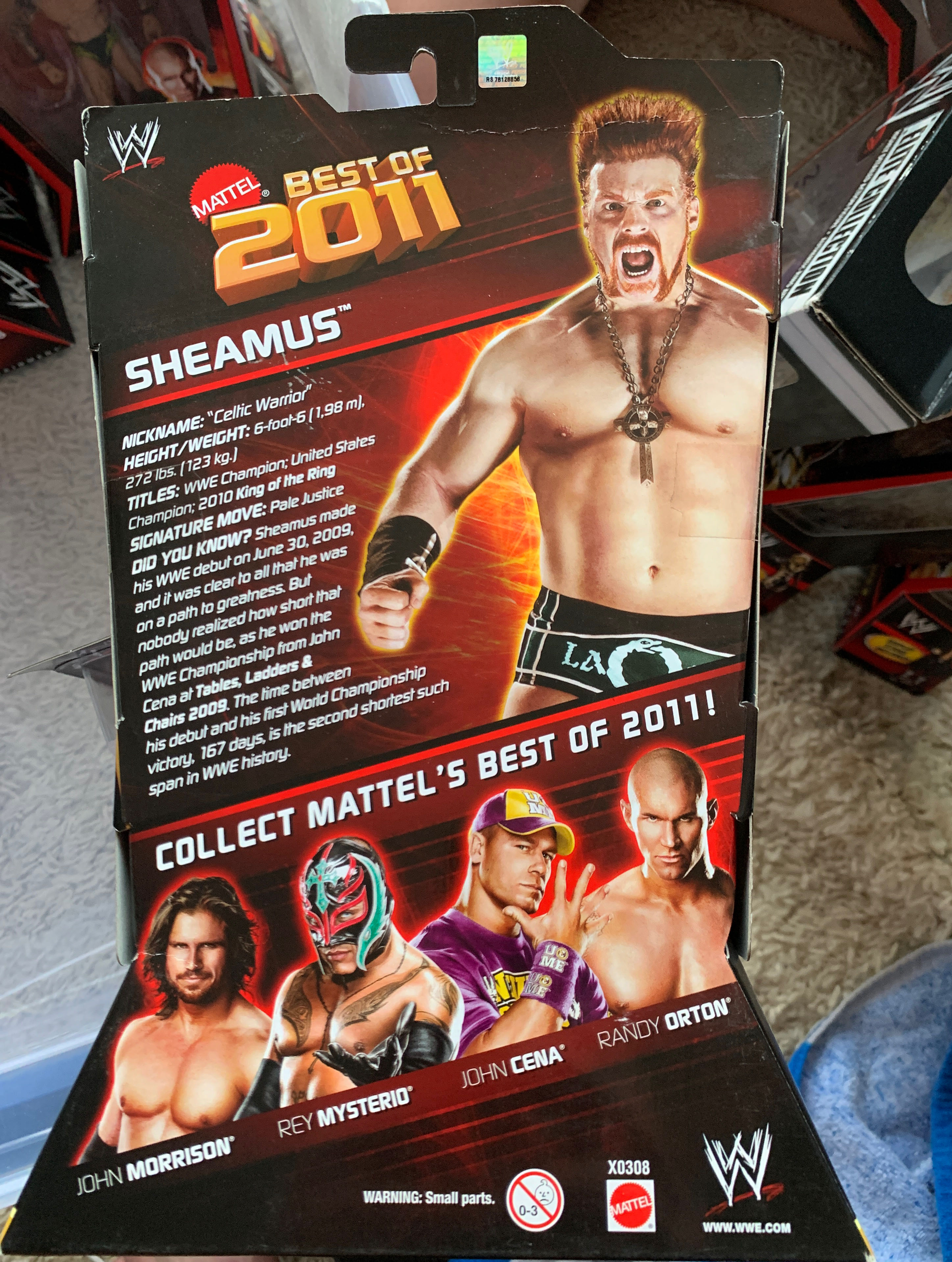 Sheamus Best Of 2011 Elite - Mattel Wwe action figure collectible [Barcode 746775099046] - Main Image 2
