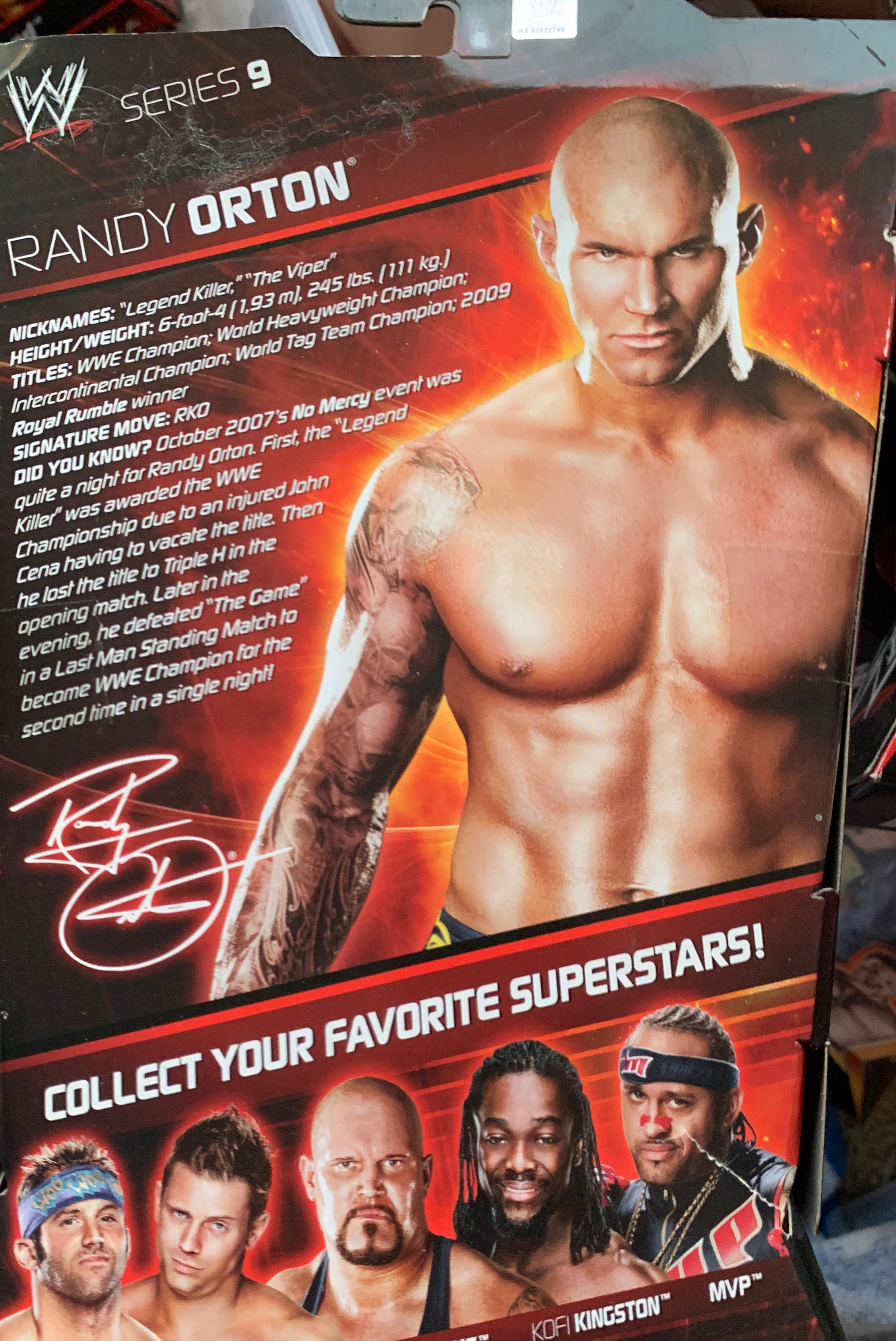Randy Orton Elite 9 - Mattel Wwe action figure collectible [Barcode 027084953169] - Main Image 2