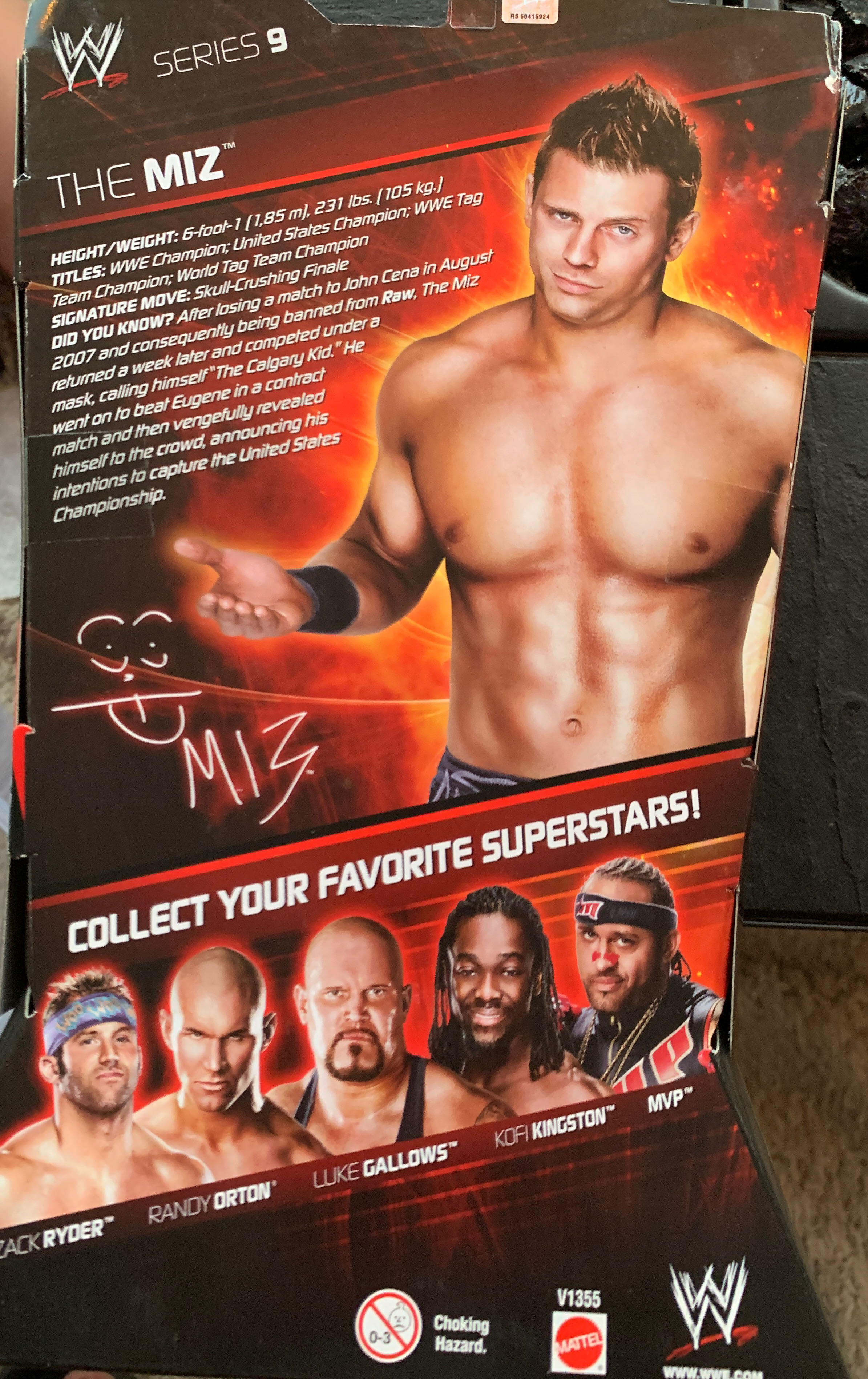 WWE Elite Series 9 The Miz - Mattel Wwe action figure collectible [Barcode 027084953152] - Main Image 2