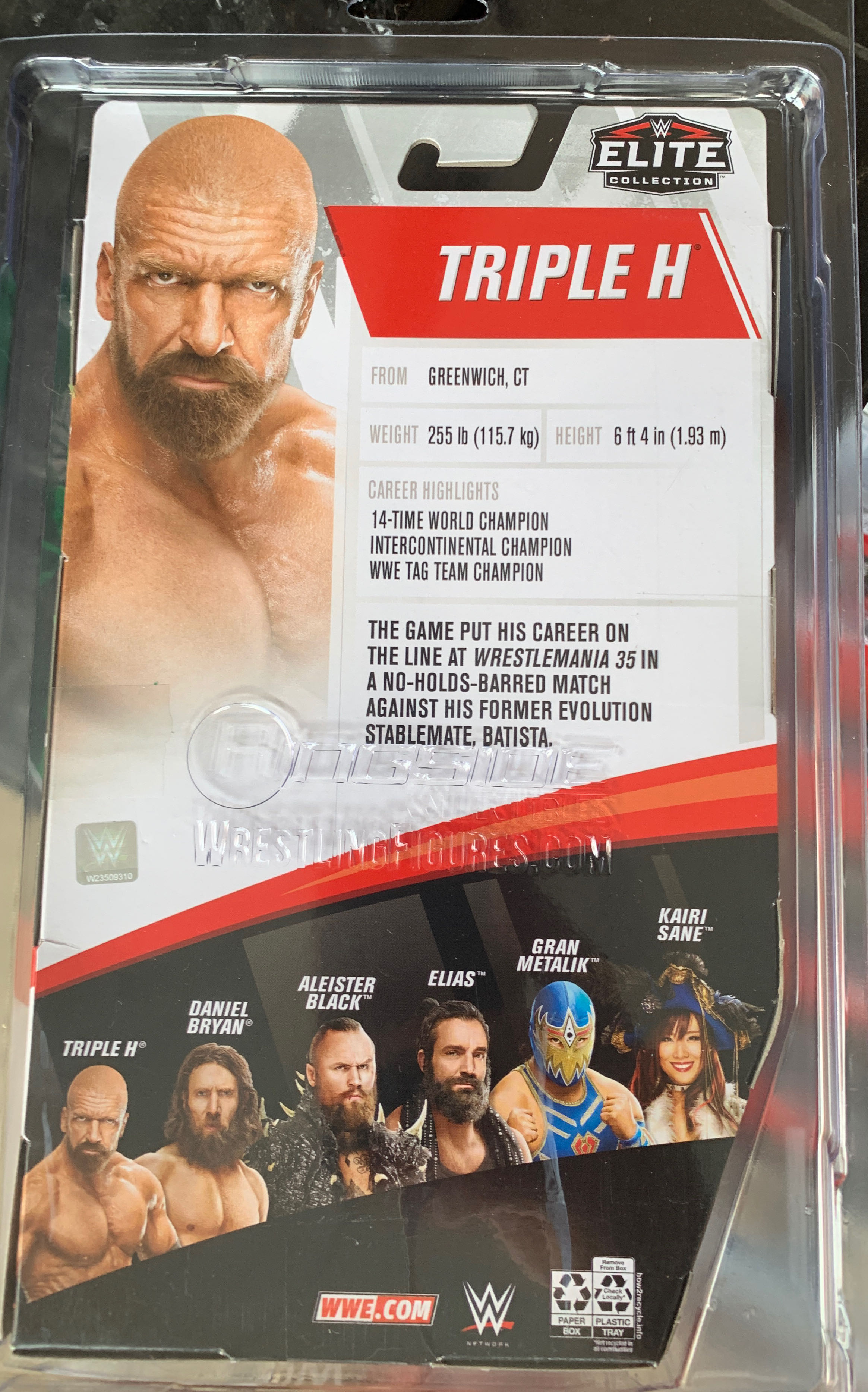 WWE Triple H - Mattel (WWE Elite Series 73) action figure collectible [Barcode 887961830088] - Main Image 2