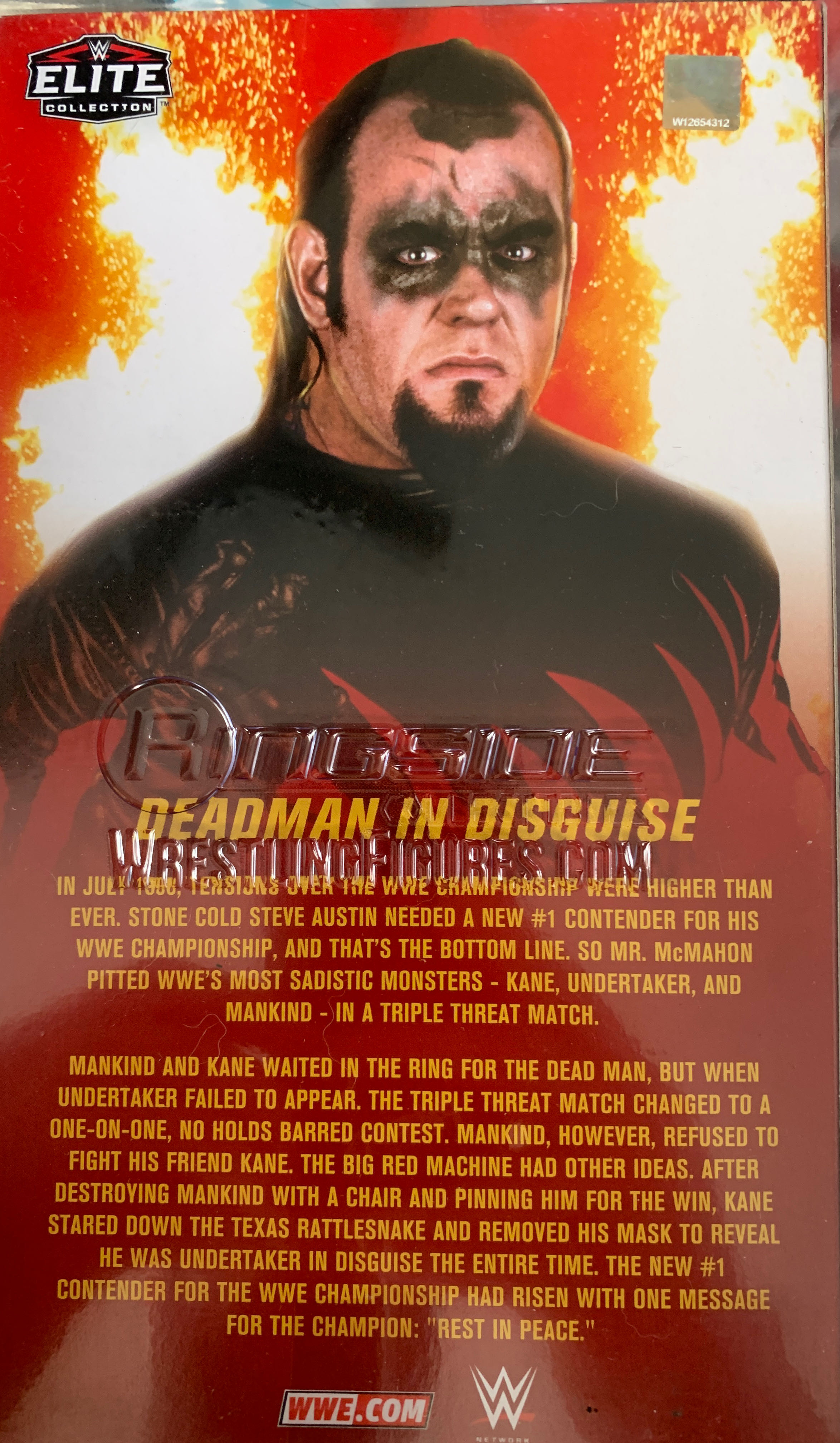 Undertaker as Kane - Mattel (WWE) action figure collectible [Barcode 887961860306] - Main Image 2