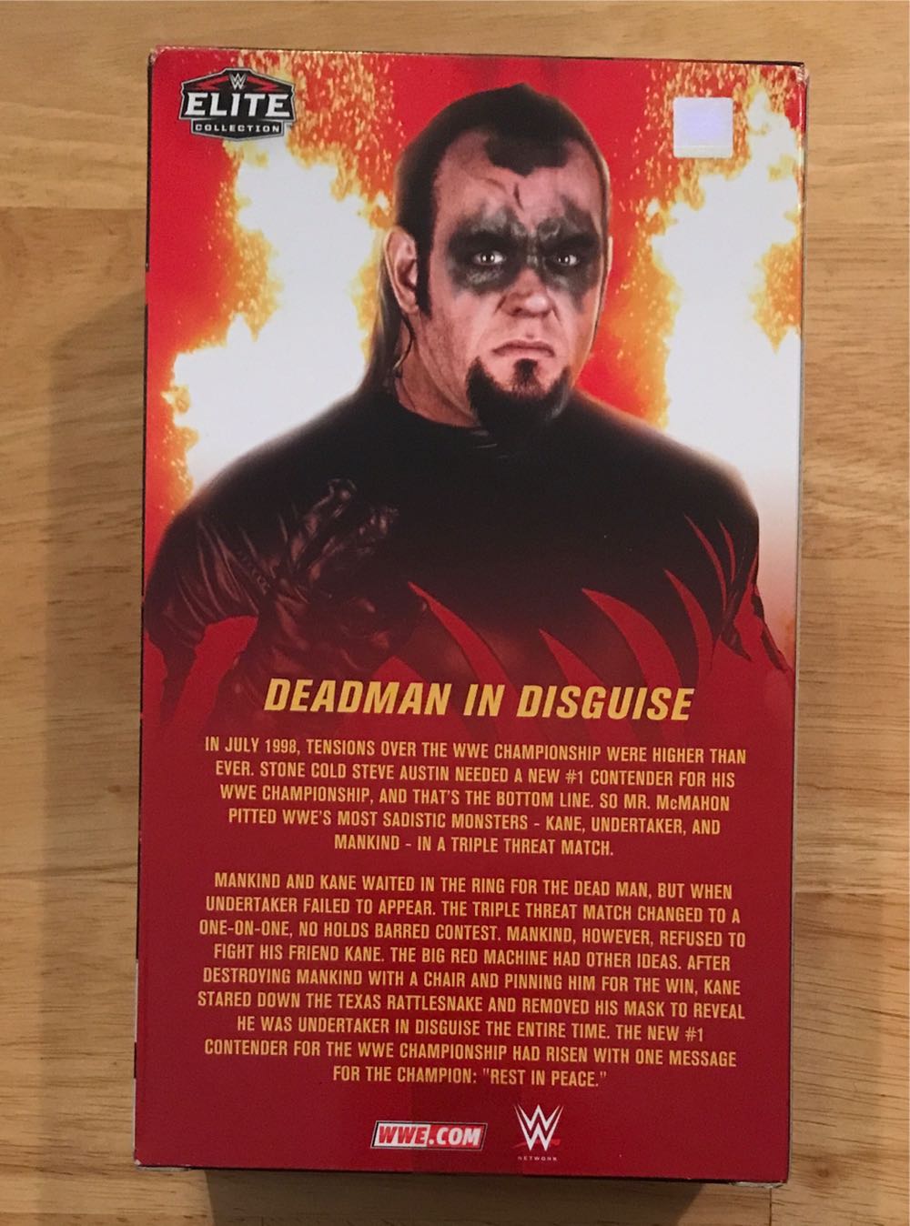 Undertaker as Kane - Mattel (WWE) action figure collectible [Barcode 887961860306] - Main Image 3