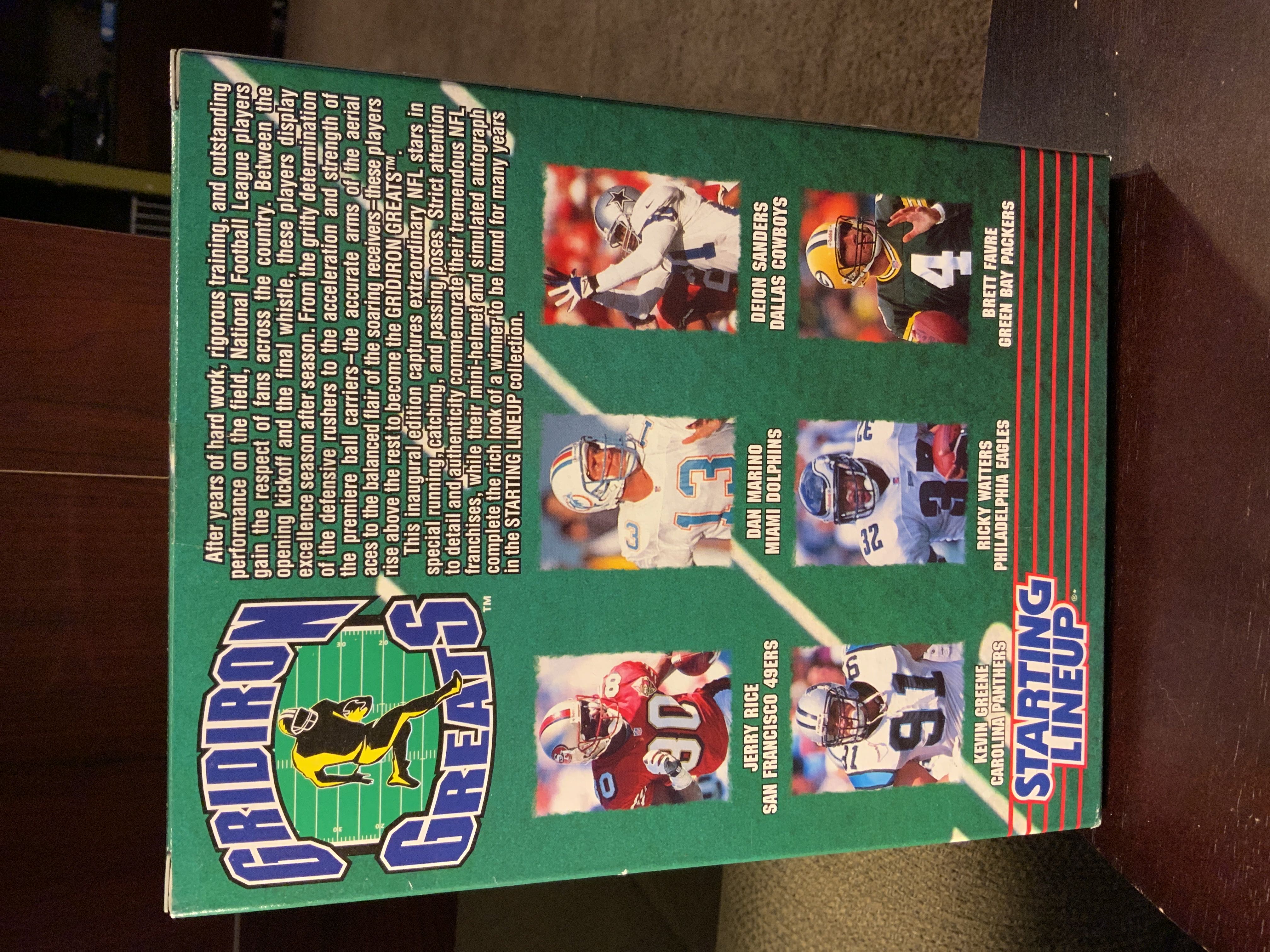 SLU Gridiron Greats Brett Favre - Kenner (Starting Lineup Football) action figure collectible [Barcode 076281694313] - Main Image 3