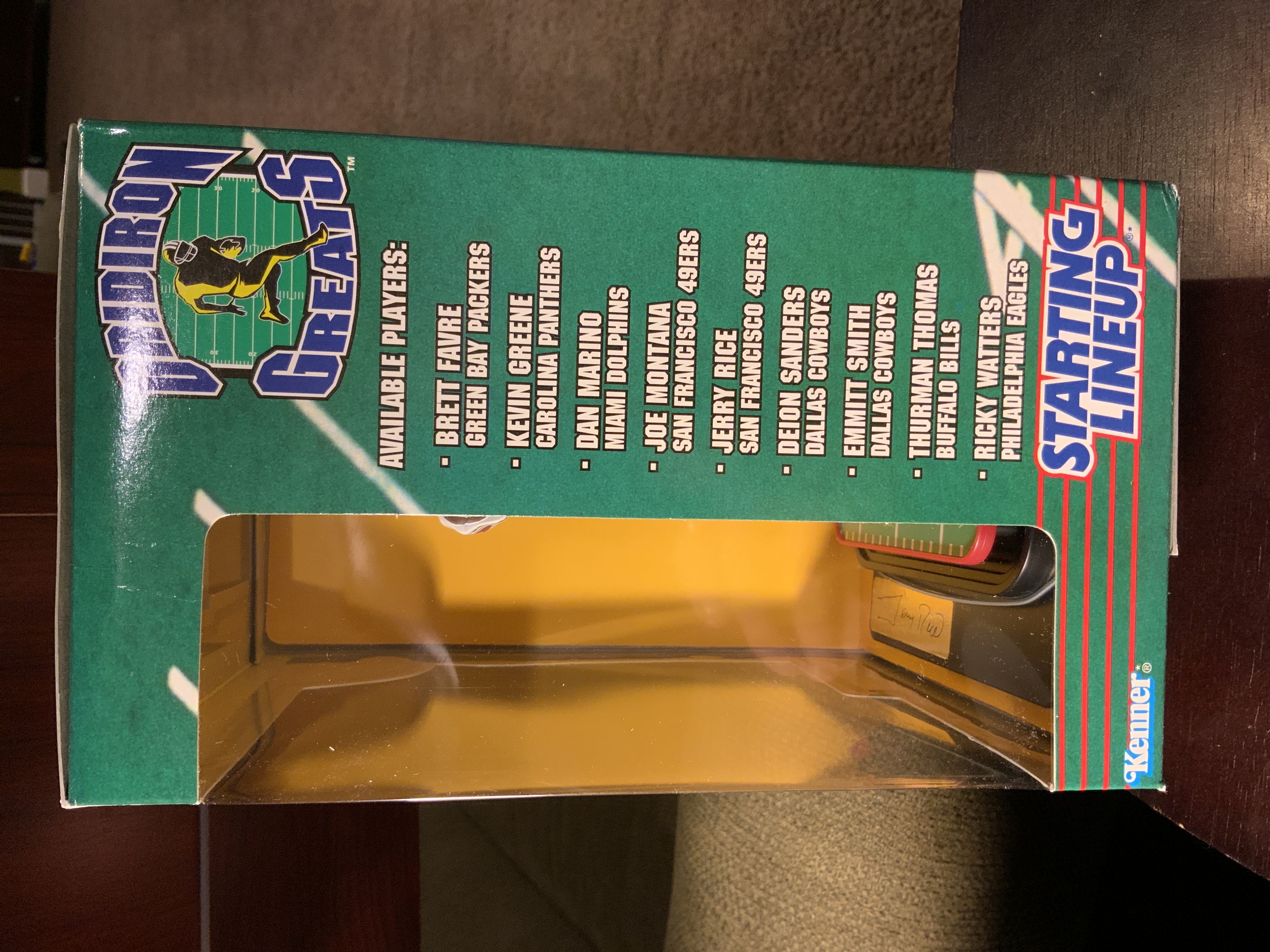 Gridiron Greats Jerry Rice - Kenner (Starting Lineup Football) action figure collectible [Barcode 076281694276] - Main Image 2