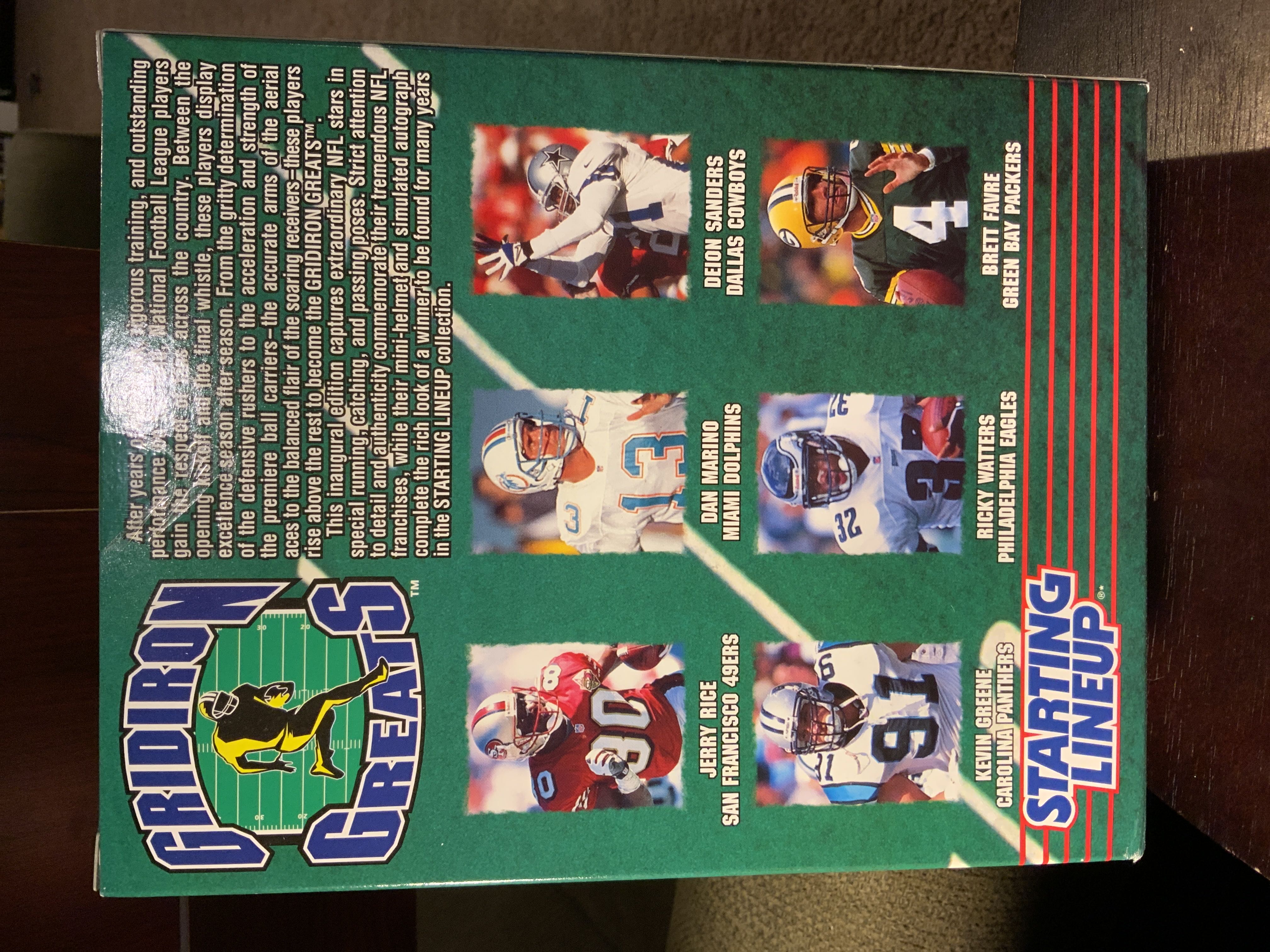 Gridiron Greats Jerry Rice - Kenner (Starting Lineup Football) action figure collectible [Barcode 076281694276] - Main Image 3