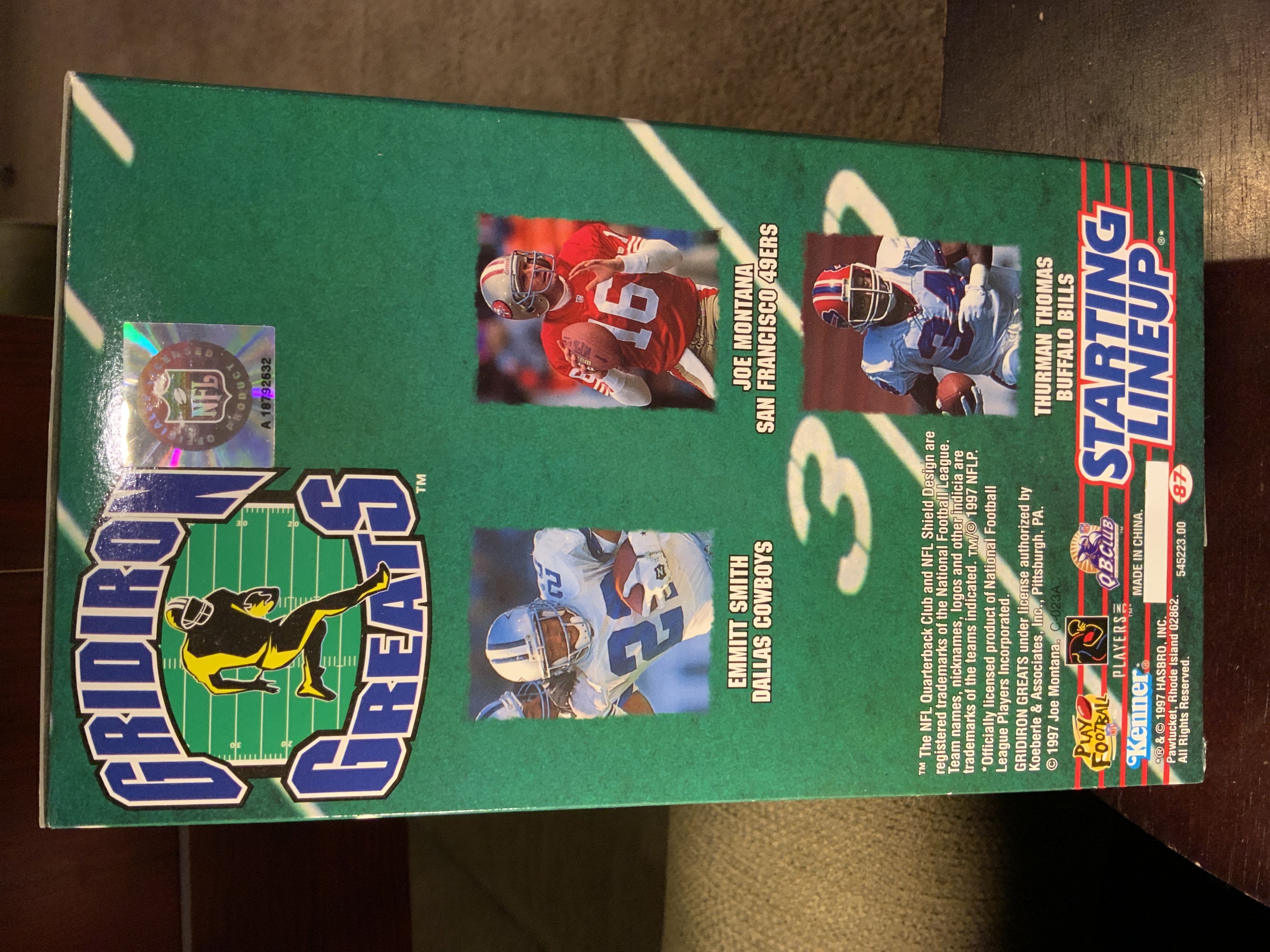 Gridiron Greats Jerry Rice - Kenner (Starting Lineup Football) action figure collectible [Barcode 076281694276] - Main Image 4