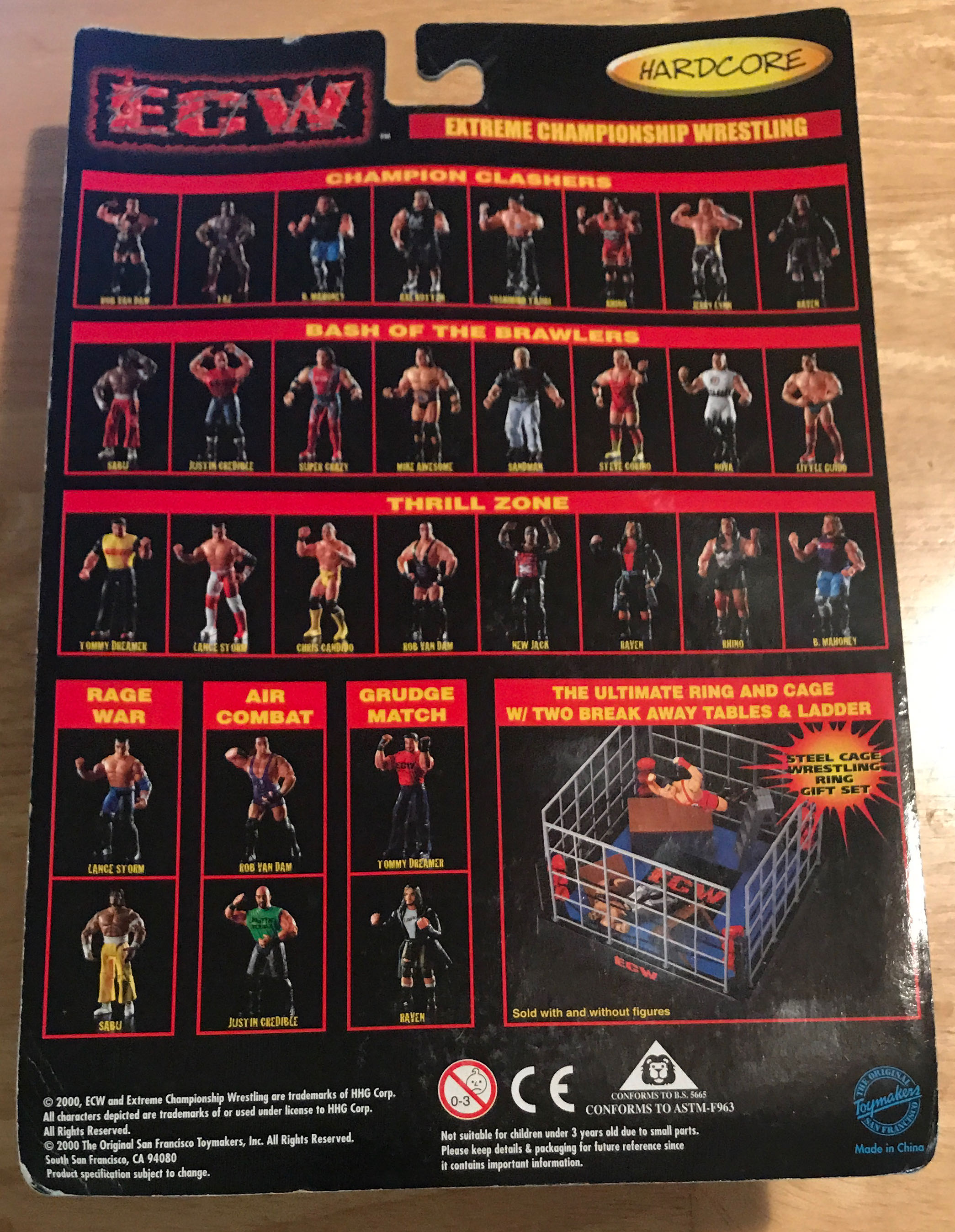 ECW OSFTM Thrill Zone Series: Chris Candido - ECW Original San Francisco Toymakers, Inc. (ECW OSFTM Thrill Zone Series) action figure collectible [Barcode 747005018837] - Main Image 2