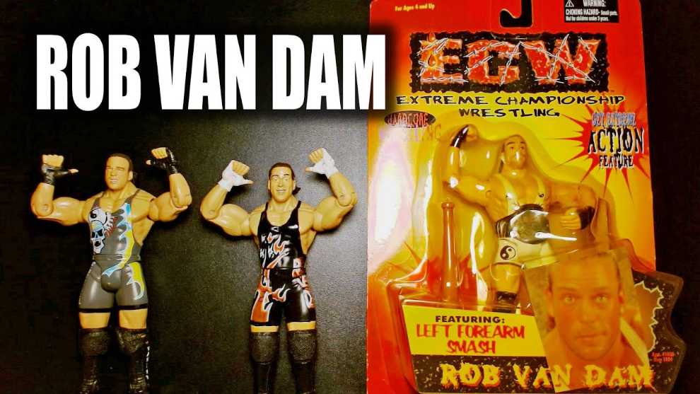 Original San Francisco Toy Makers ECW Thrill Zone Series: Rob Van Dam - ECW Original San Francisco Toymakers, Inc. (ECW OSFTM Thrill Zone Series) action figure collectible [Barcode 747005018844] - Main Image 4