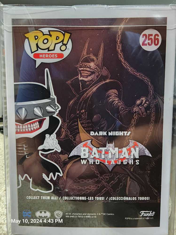 DC- Batman Who Laughs Funko 256 - Funko (Funko Pop) action figure collectible [Barcode 889698346986] - Main Image 4