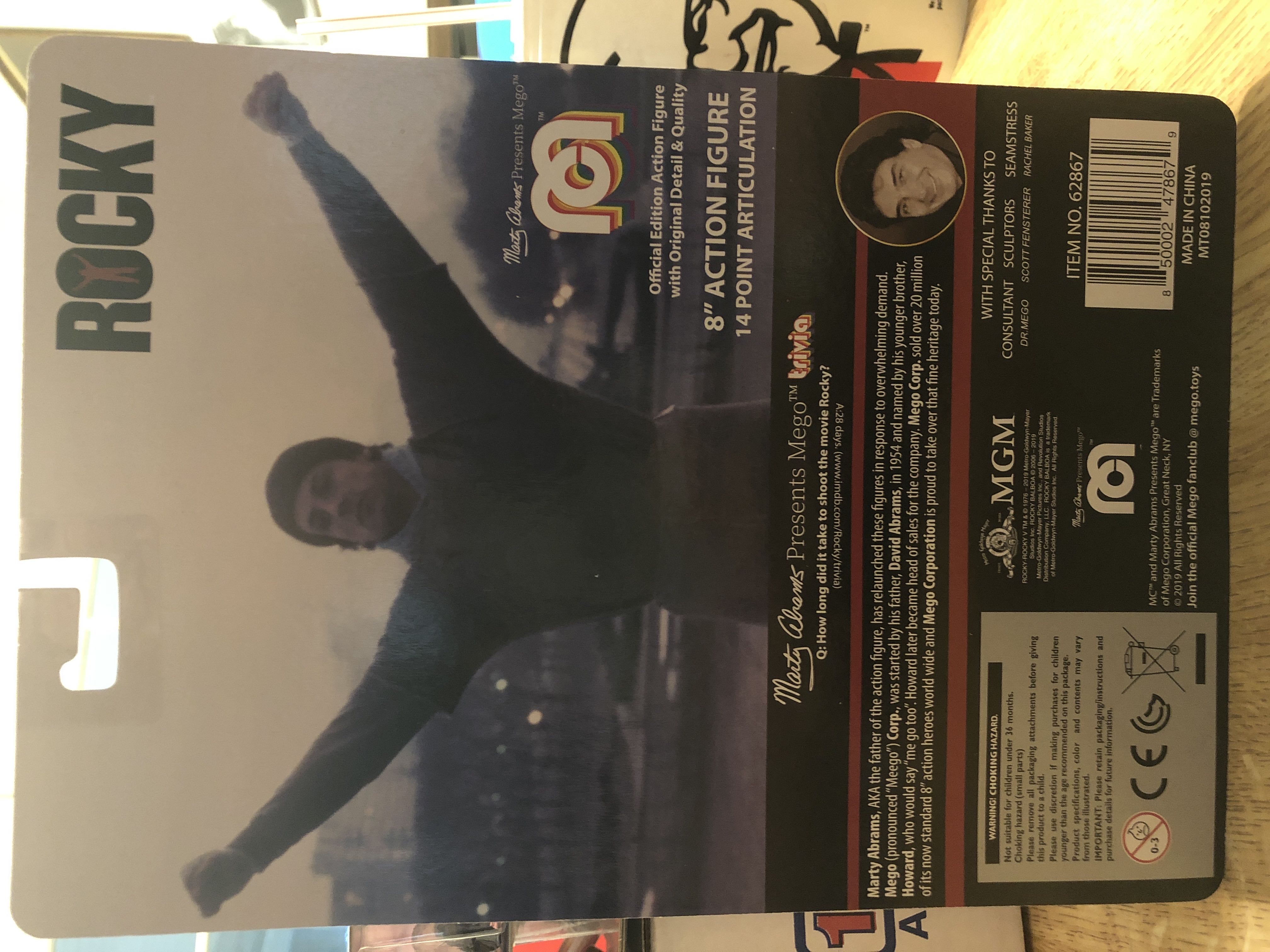 *Mego Rocky Balboa - Mego Corp (Rocky (Movie)) action figure collectible [Barcode 850002478679] - Main Image 2