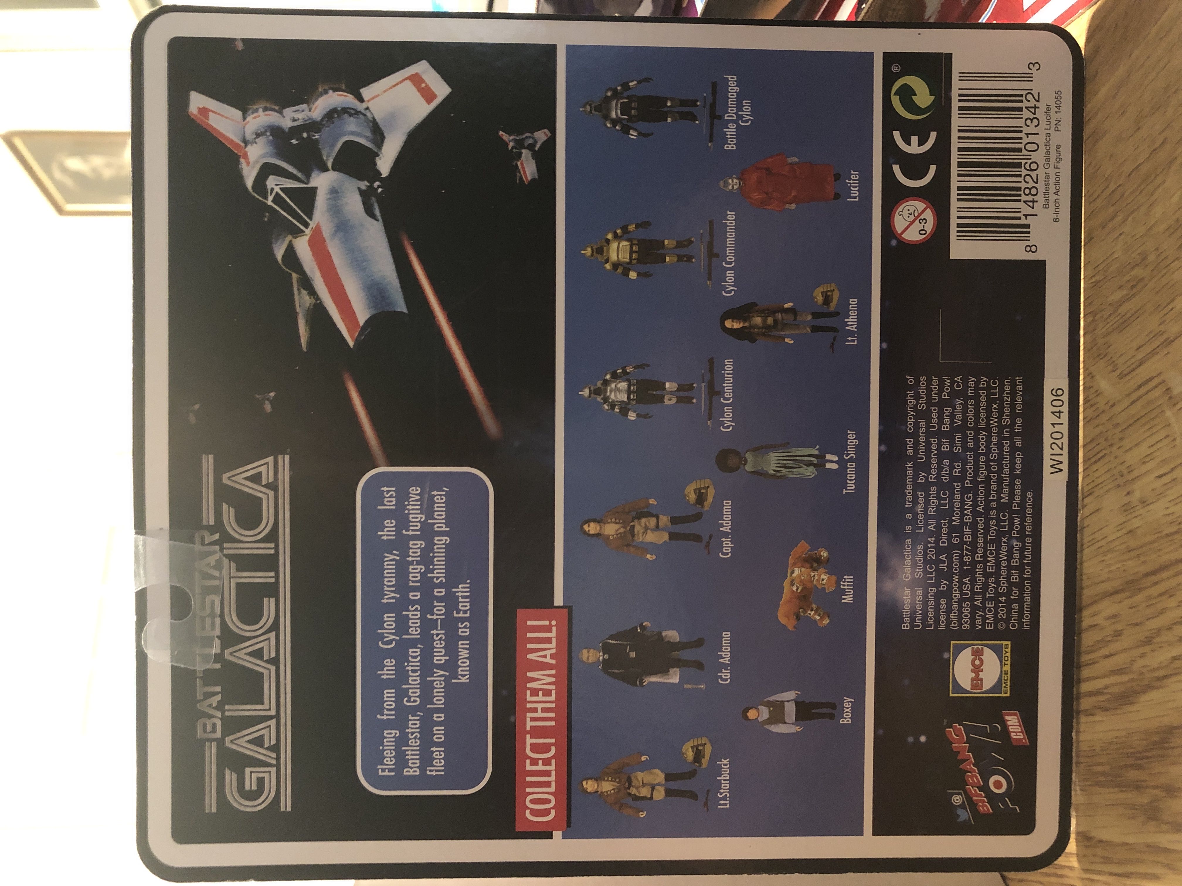 Battlestar Galactica biff bang pow Lucifer - Bif Bang Pow! (Battlestar Galactica) action figure collectible [Barcode 814826013423] - Main Image 2