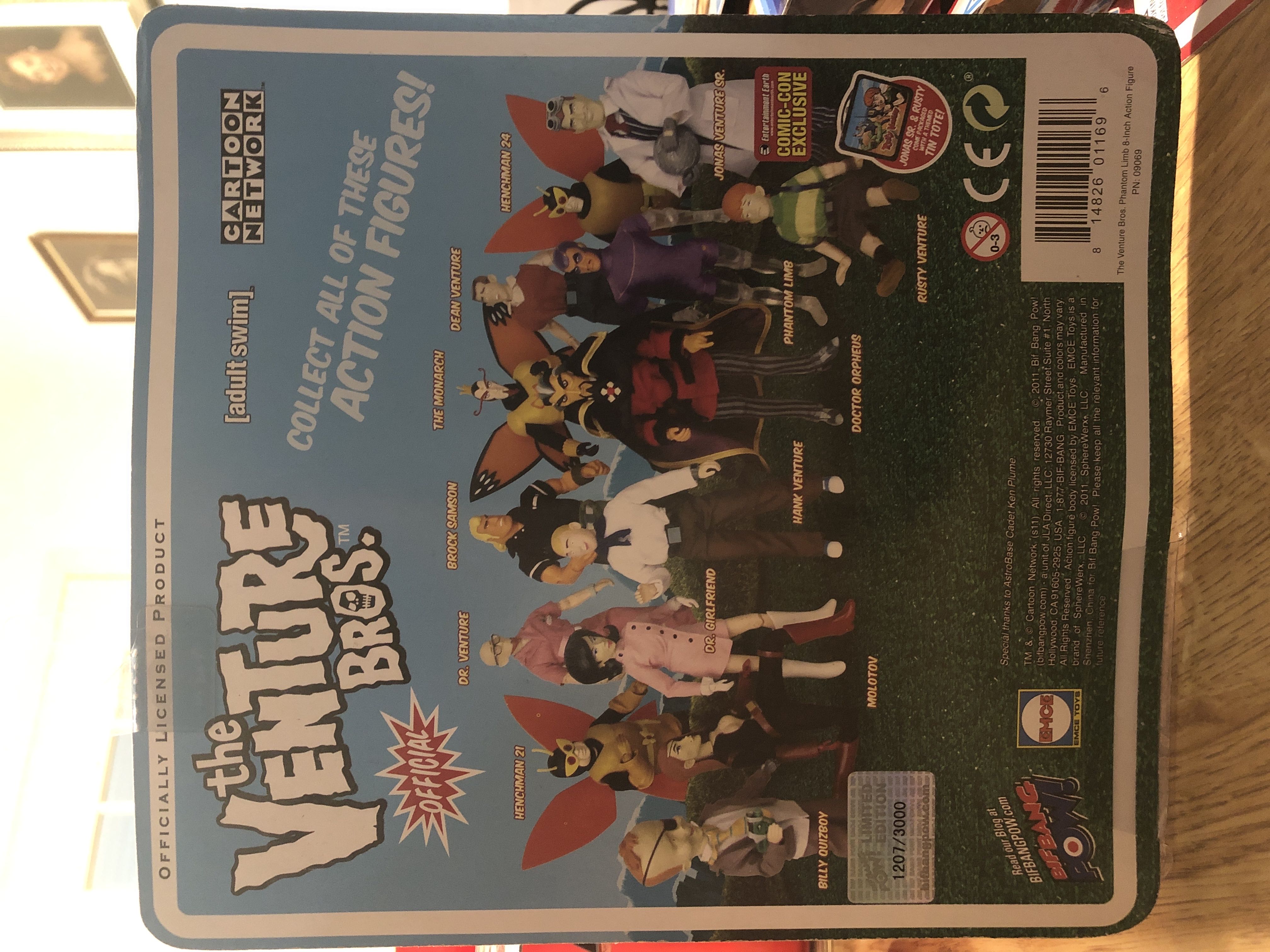 Phantom Limb - Bif Bang Pow! (The Venture Bros.) action figure collectible [Barcode 814826011696] - Main Image 2