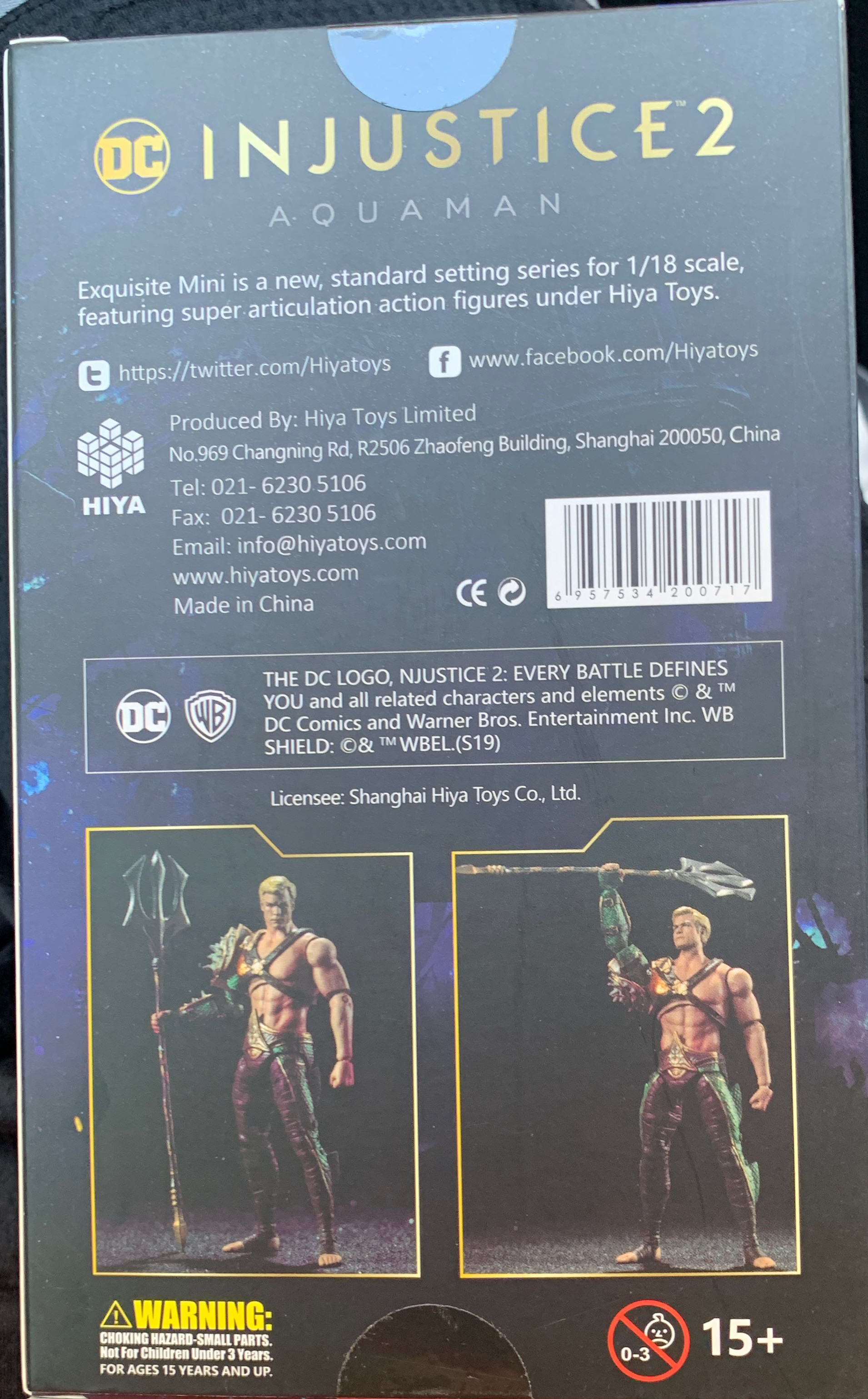 DC: Aquaman - HIYA Toys (DC Injustice: Gods Among Us) action figure collectible [Barcode 6957534200717] - Main Image 2