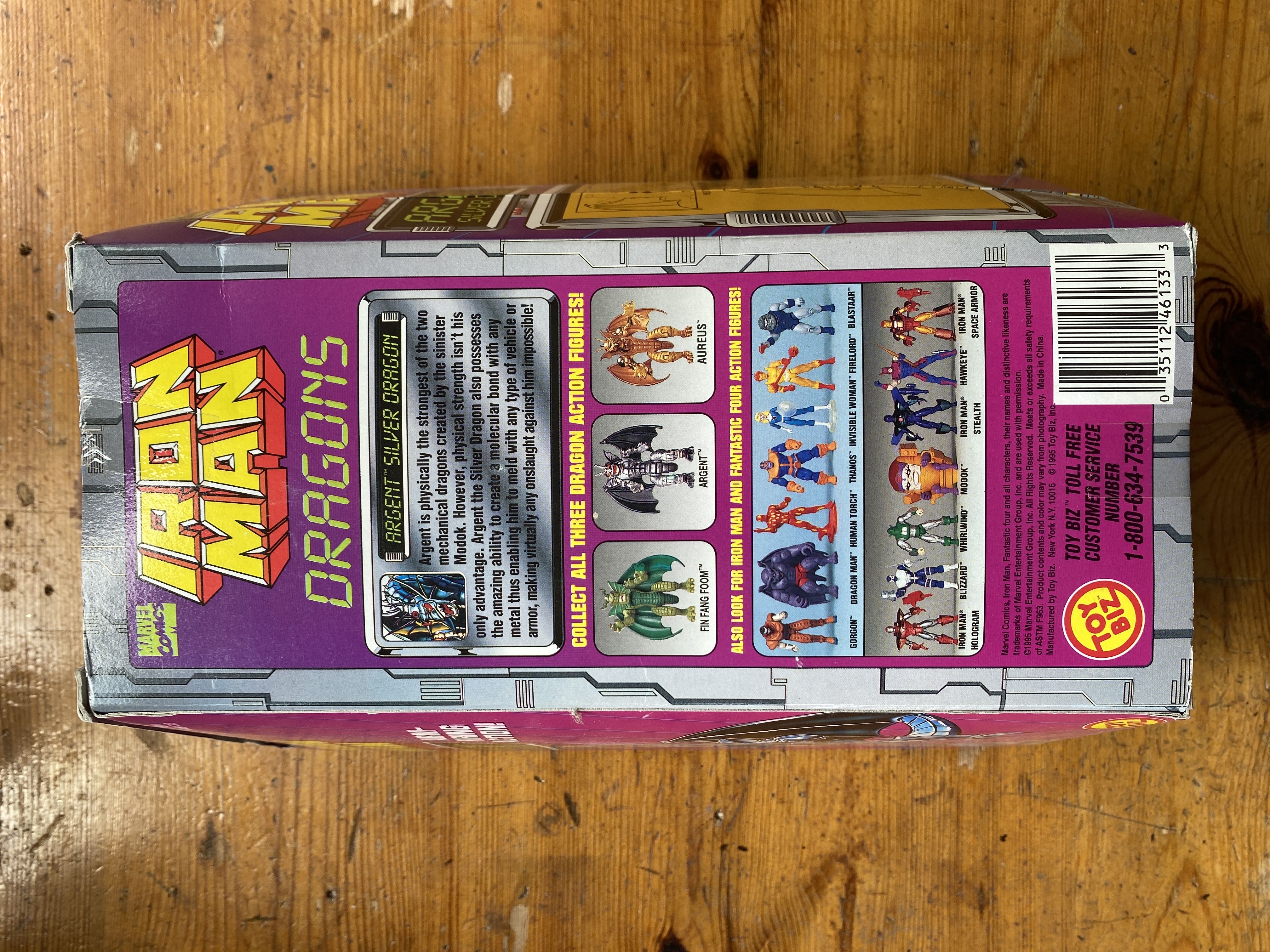 Iron Man - Toy Biz (Argent) action figure collectible [Barcode 035112461333] - Main Image 2