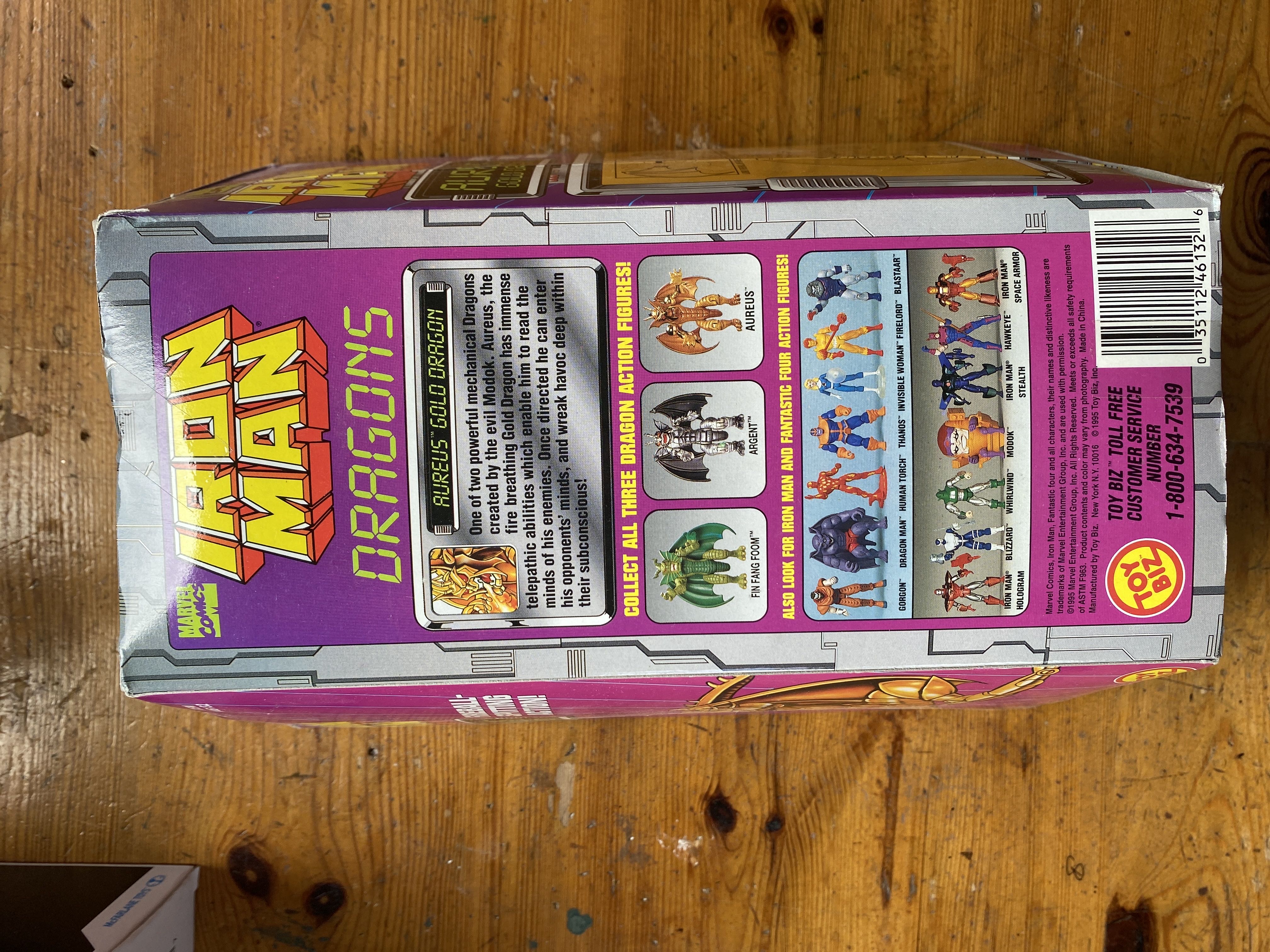 Iron Man - Toy Biz (Aureus) action figure collectible [Barcode 035112461326] - Main Image 2