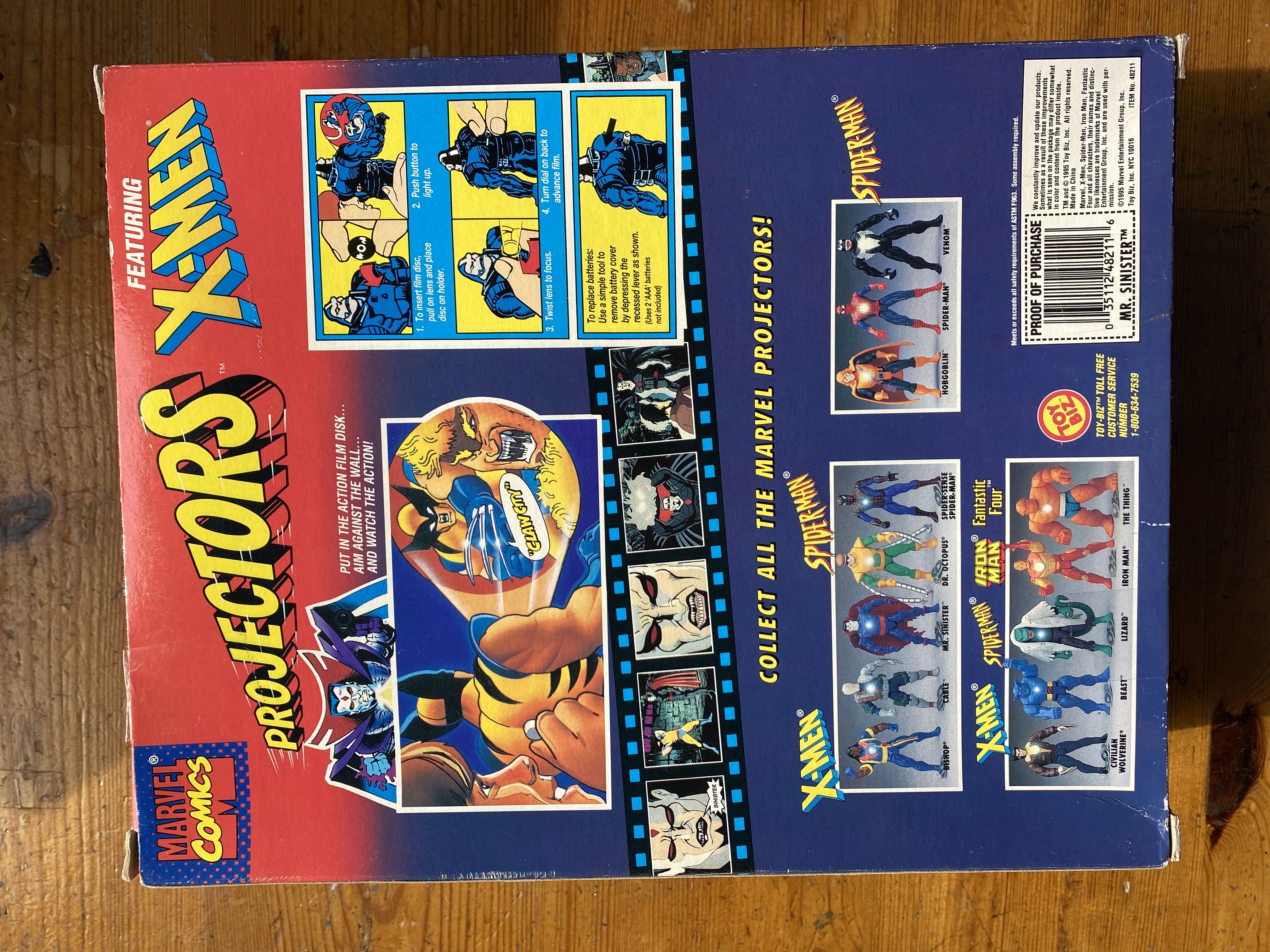 X-Men: Projectors - Toy Biz (Mr Sinister) action figure collectible [Barcode 035112482116] - Main Image 2