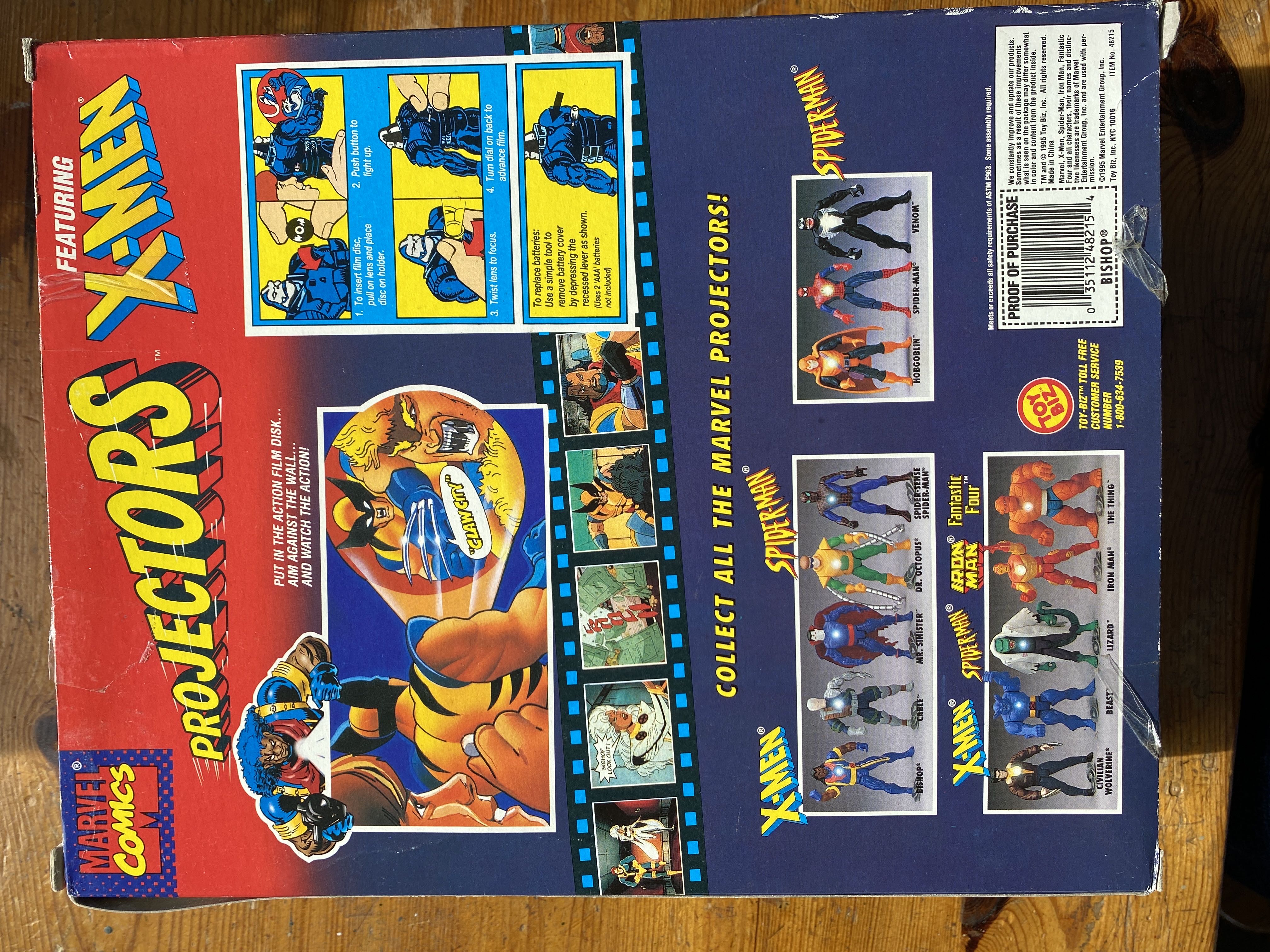 X-Men: Projectors - Toy Biz (Bishop) action figure collectible [Barcode 035112482154] - Main Image 2