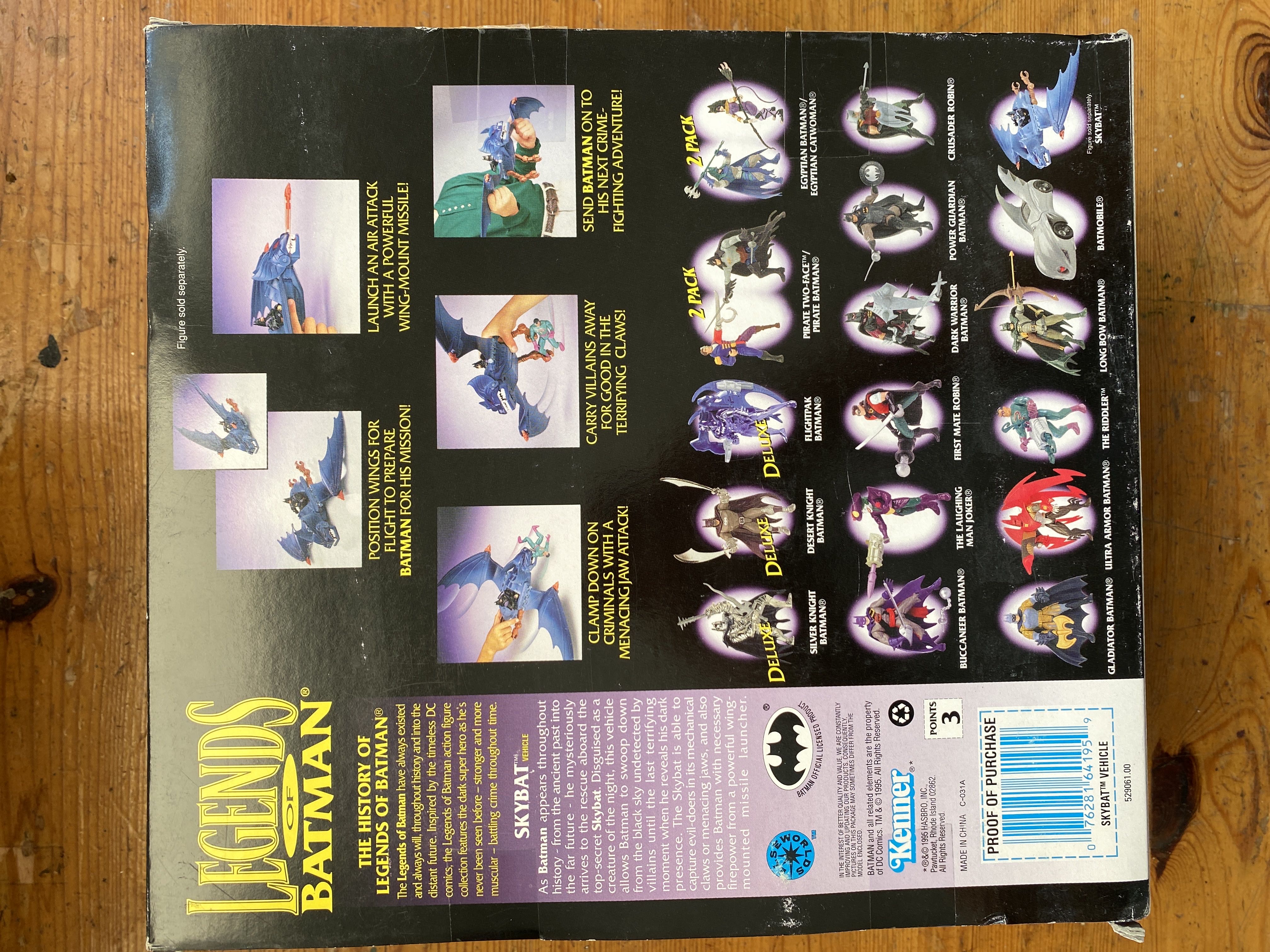 Batman: Legends of Batman (Vehicle) - Hasbo / Kenner (Skybat) action figure collectible [Barcode 076281641959] - Main Image 2