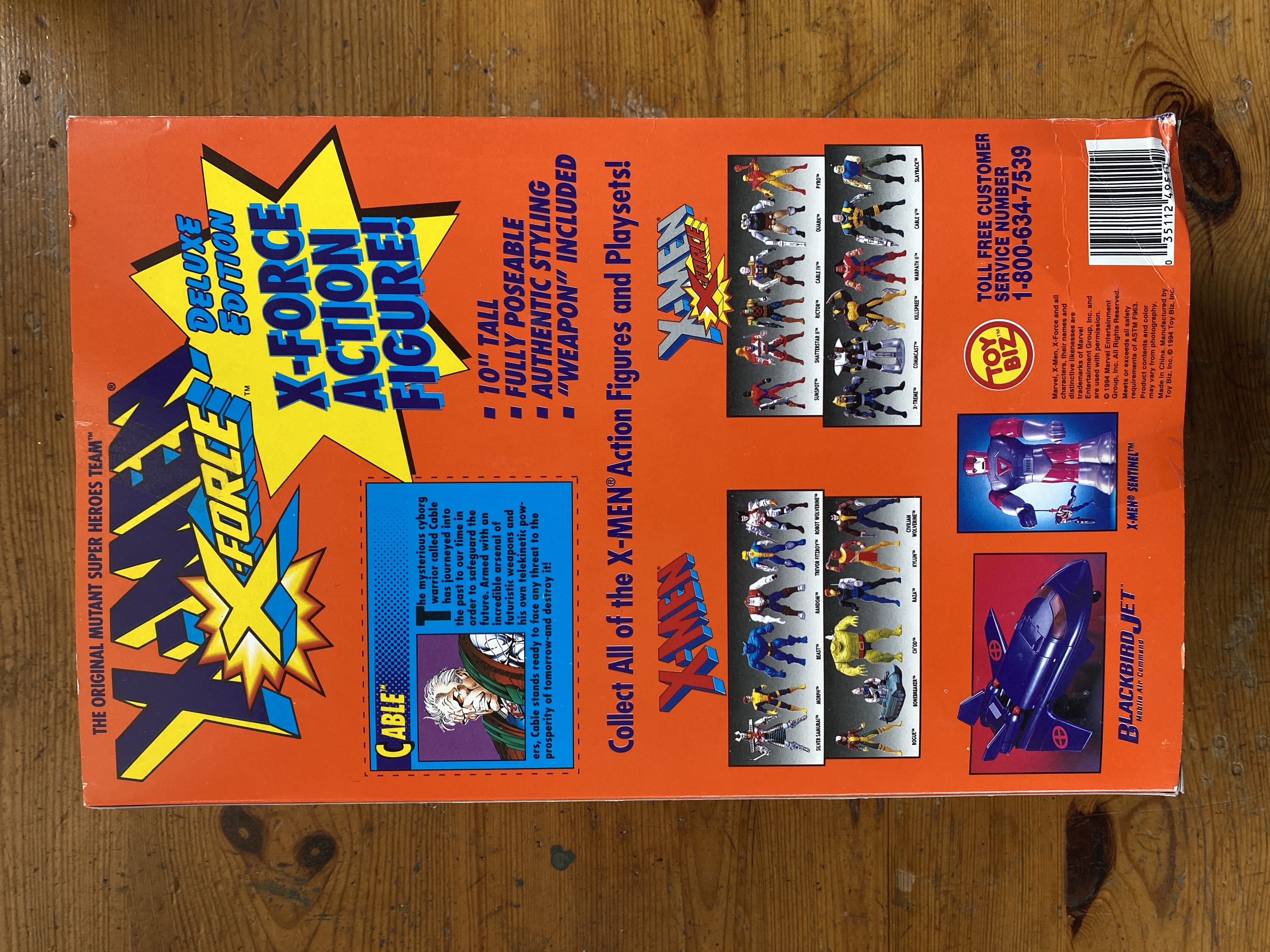 X-Force (10 Inch) - Toy Biz (Cable (Alternate)) action figure collectible [Barcode 035112495109] - Main Image 2