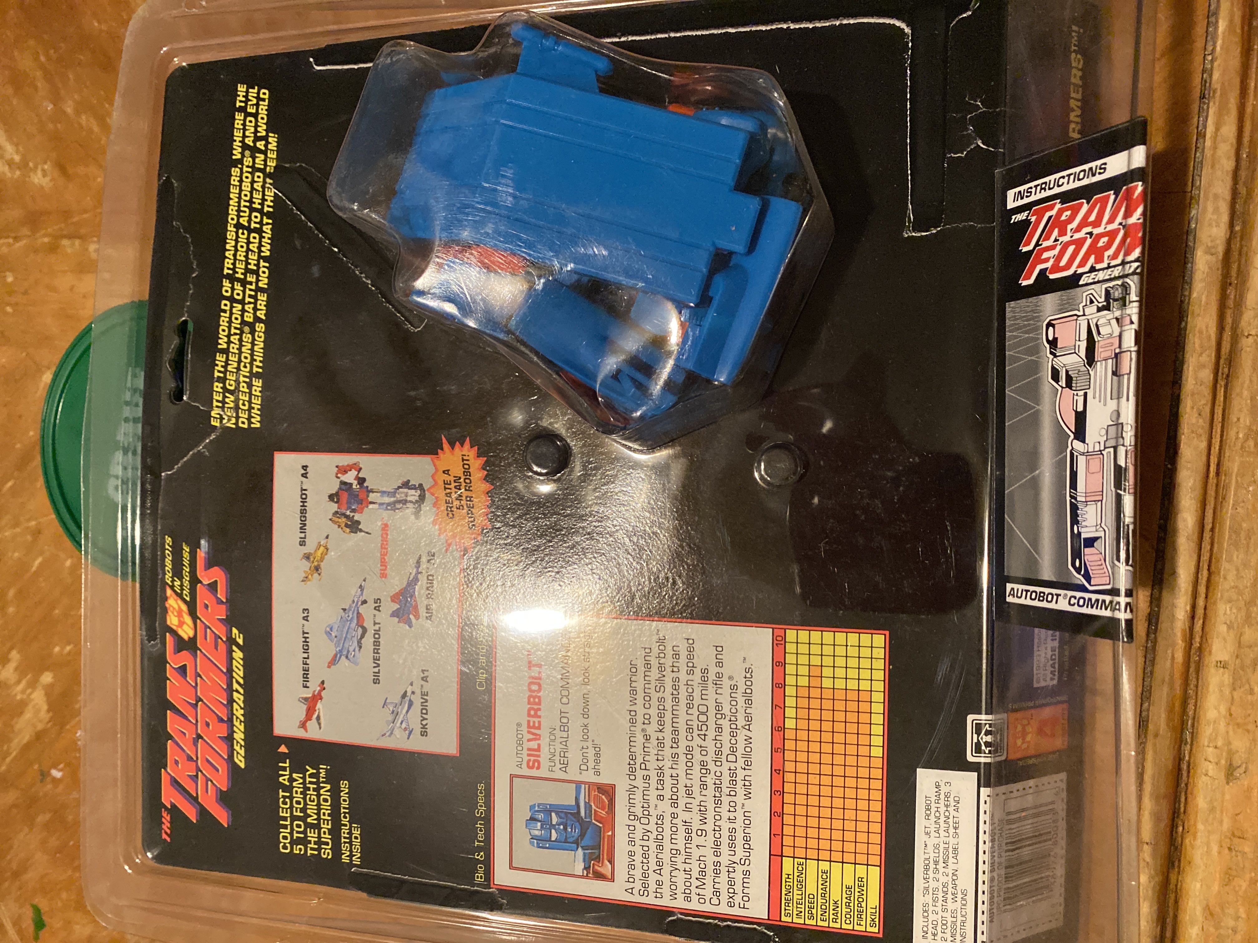 Transformers - Generation 2: Silverbolt - Hasbro (Silverbolt) action figure collectible [Barcode 038976800836] - Main Image 2