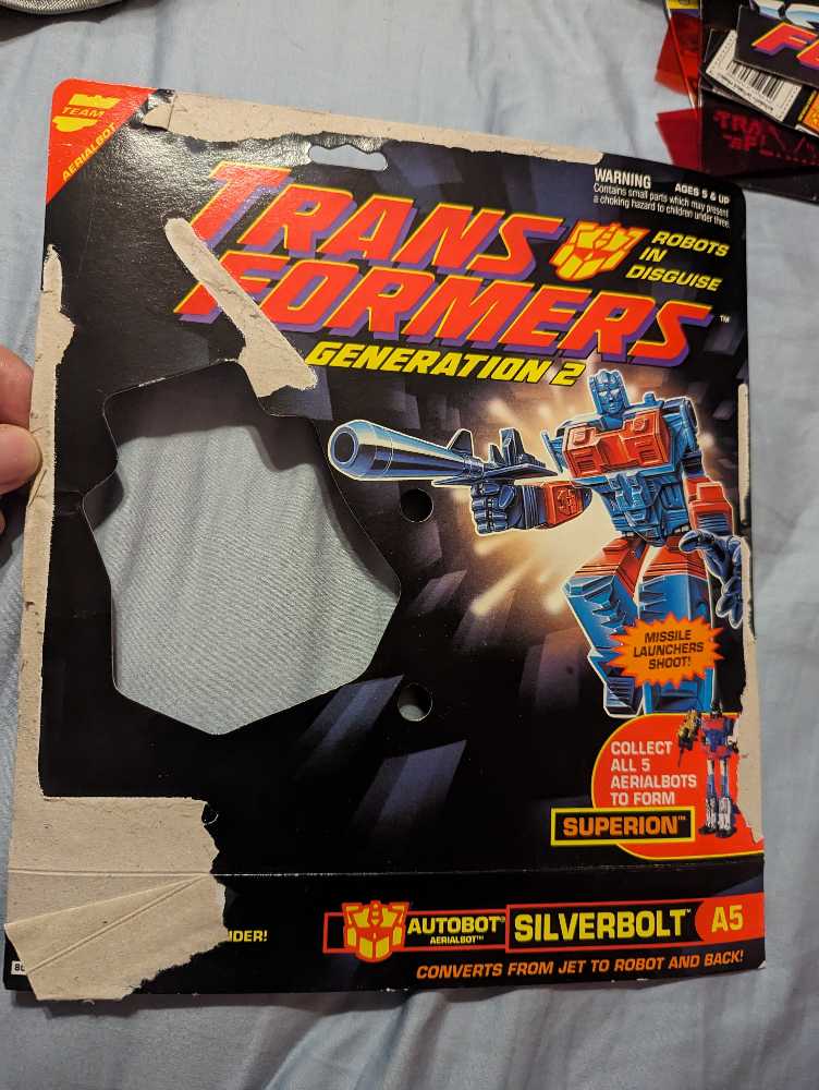 Transformers - Generation 2: Silverbolt - Hasbro (Silverbolt) action figure collectible [Barcode 038976800836] - Main Image 4