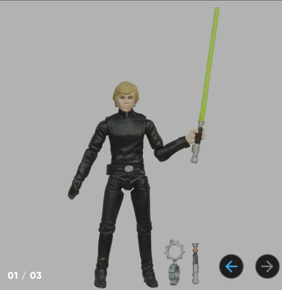Luke Skywalker (Endor) VC23 - Hasbro (Star Wars - Return Of The Jedi) action figure collectible [Barcode 630509785391] - Main Image 4